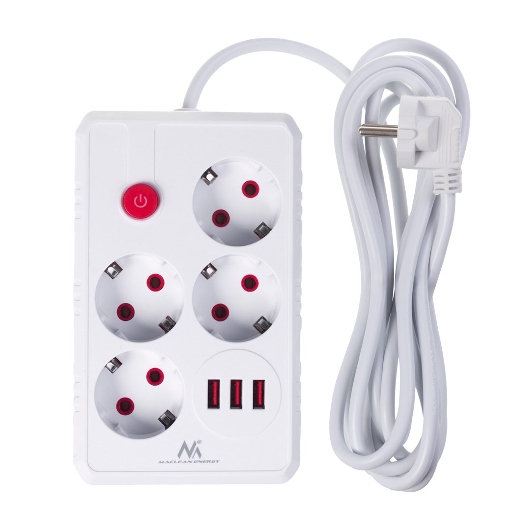 Produžni kabel MACLEAN POWER STRIP MCE393 W 4 utičnice-1