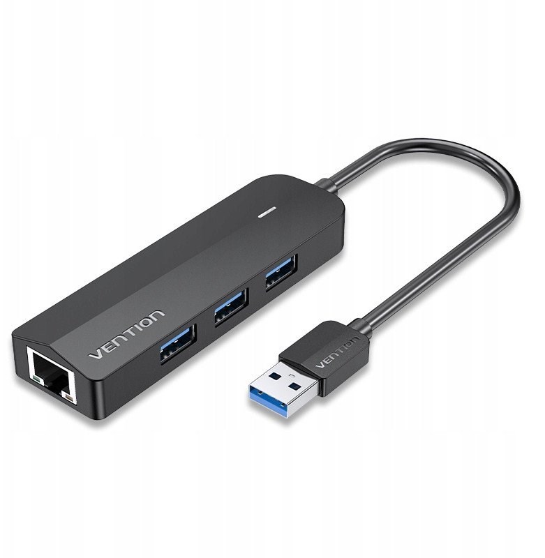 Hub VENTION 5w1 USB 3.0 s adapterom Gigabit Ethernet-0