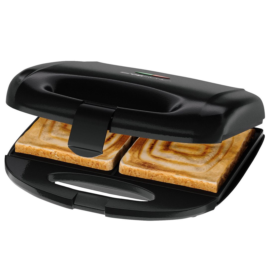 Sandwich maker CLATRONIC ST 3814 820 W crna boja-0