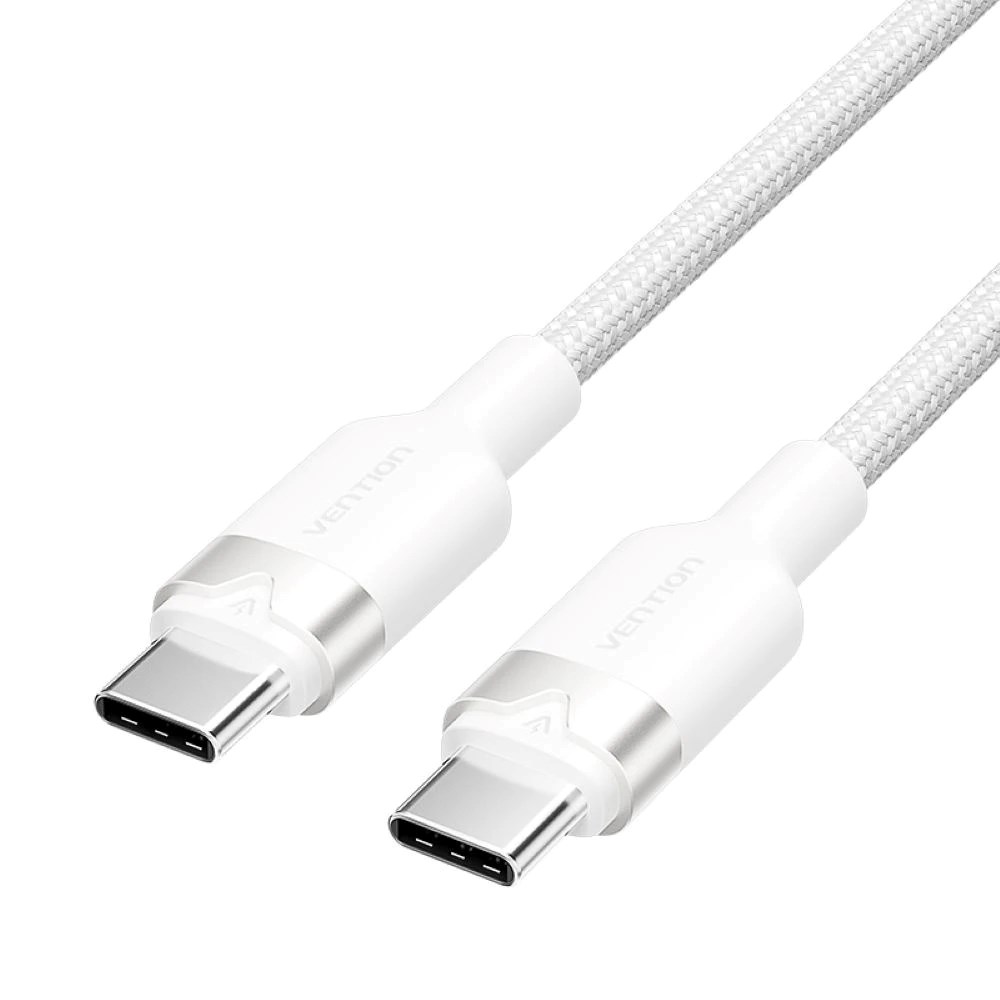 Kabel VENTION USB-C to C 3A 480Mbps 60W 2m WH-0