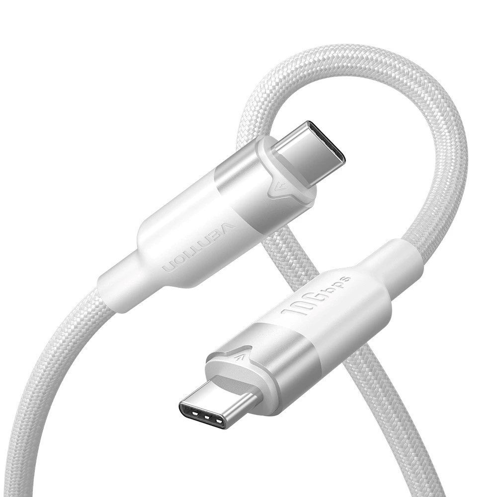 Kabel VENTION Vention USB 3.2 5A 10Gbps 1m WH USB-C to C-1
