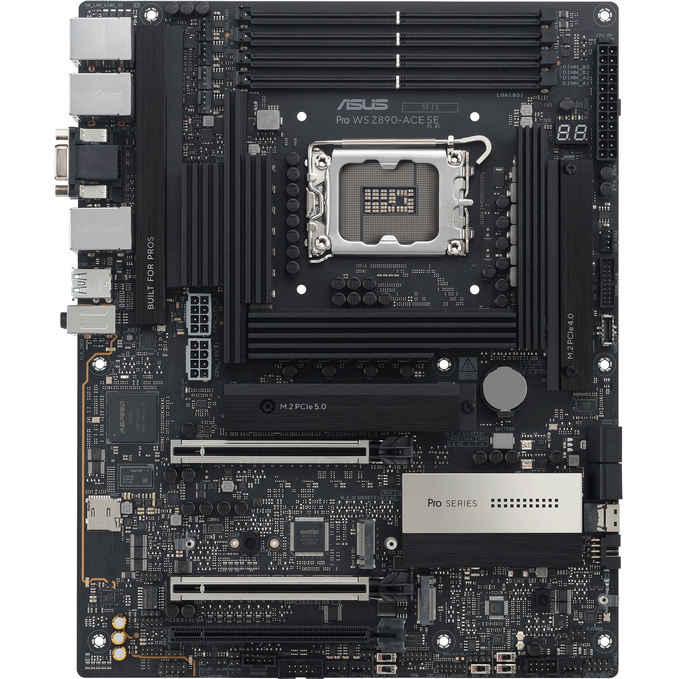 MB ASUS PRO WS Z890-ACE SE (Intel.1851.DDR5.mATX)-1