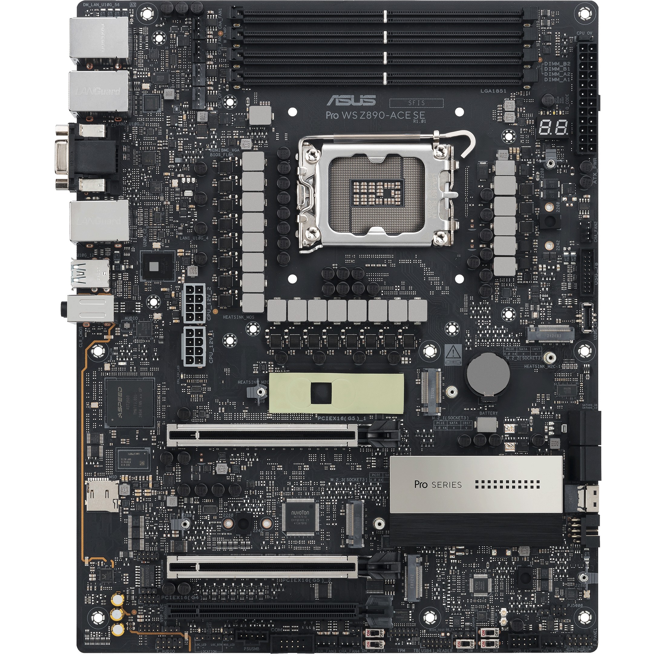 MB ASUS PRO WS Z890-ACE SE (Intel.1851.DDR5.mATX)-11