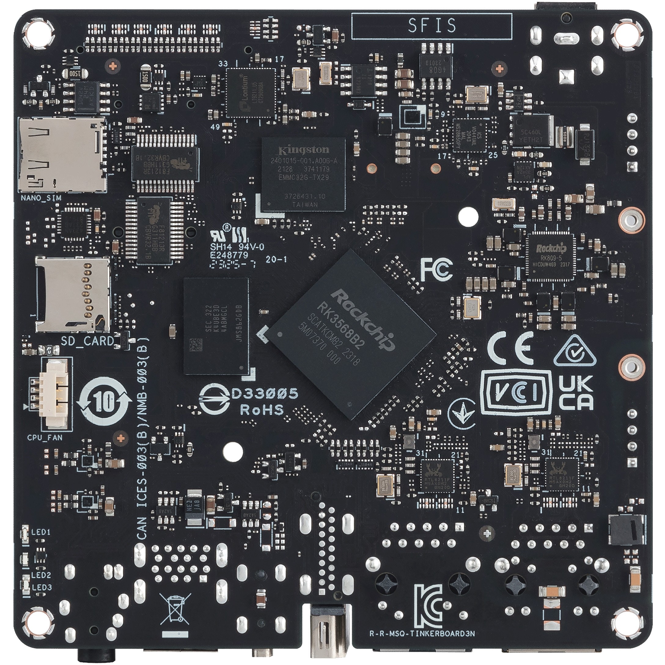 Računalna ploča ASUS TINKER BOARD 3N/4G/32G-3