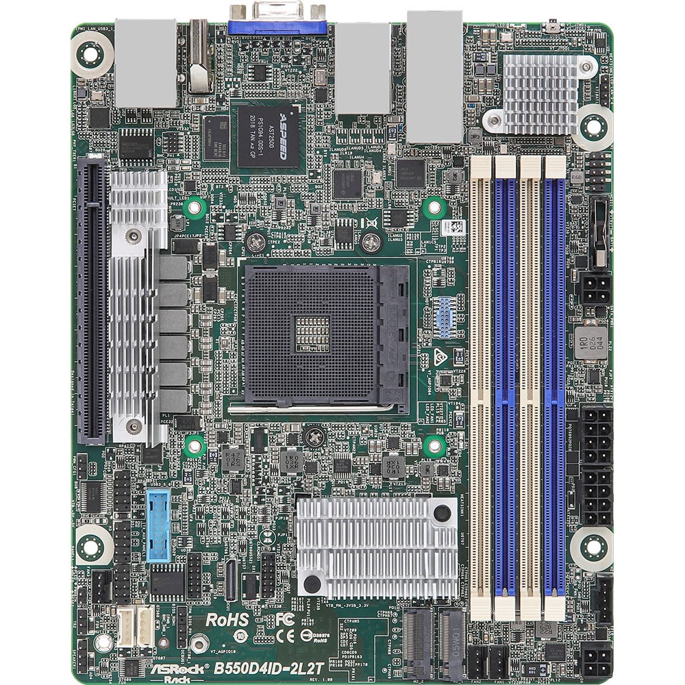 Mainboard ASROCK B550D4ID-2L2T mini-ITX Sockel AM4