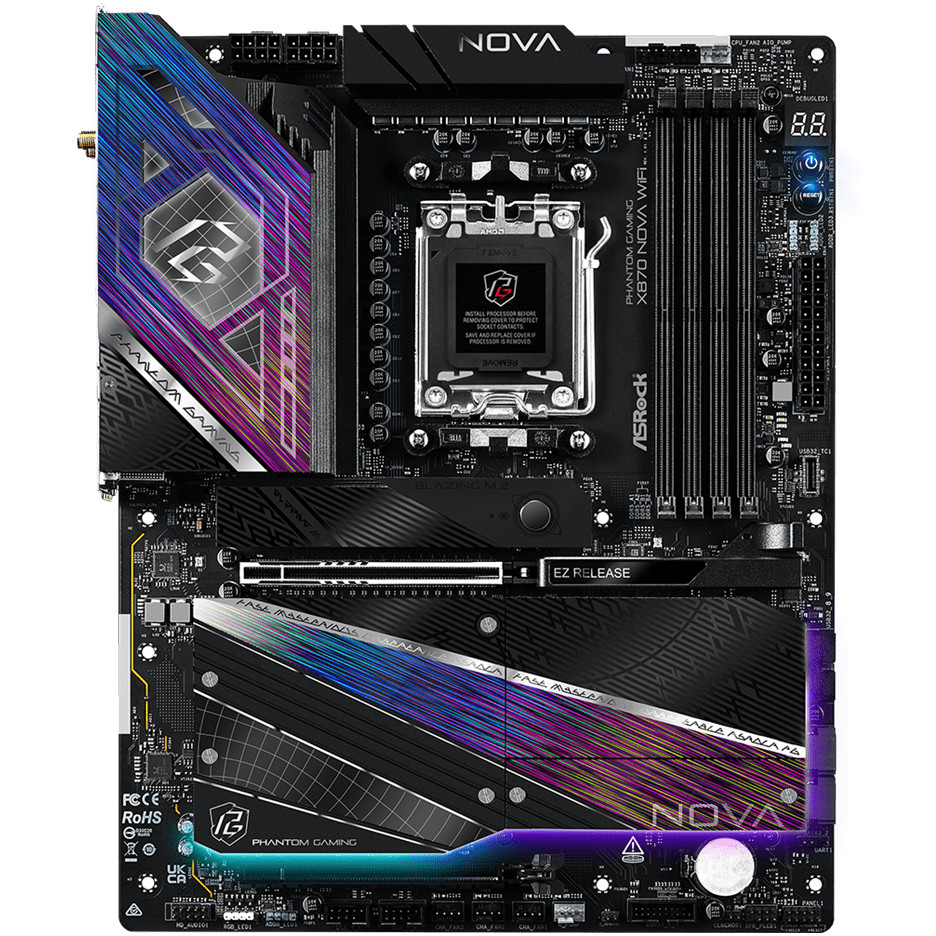 Matična ploča ASROCK X870 Nova WiFi AM5 ATX HDMI/USB-C DDR5