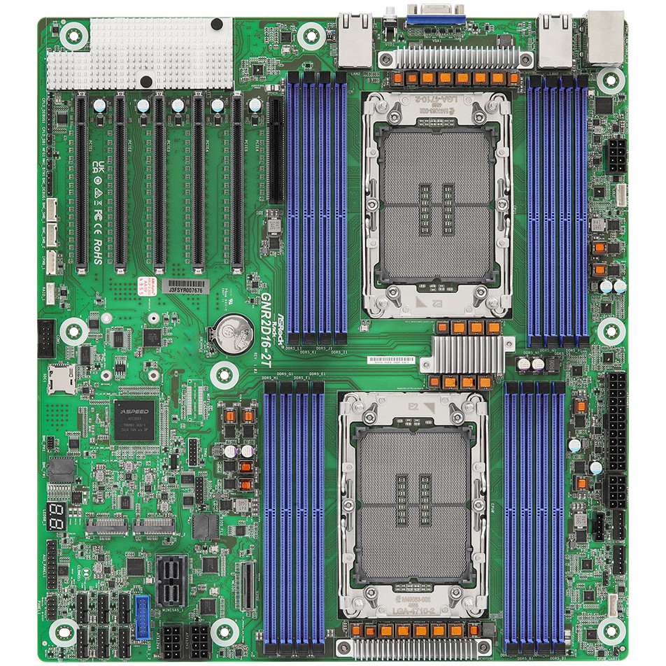 Mainboard ASROCK GNR2D16-2T EEB like dual Sockel 4710 Single
