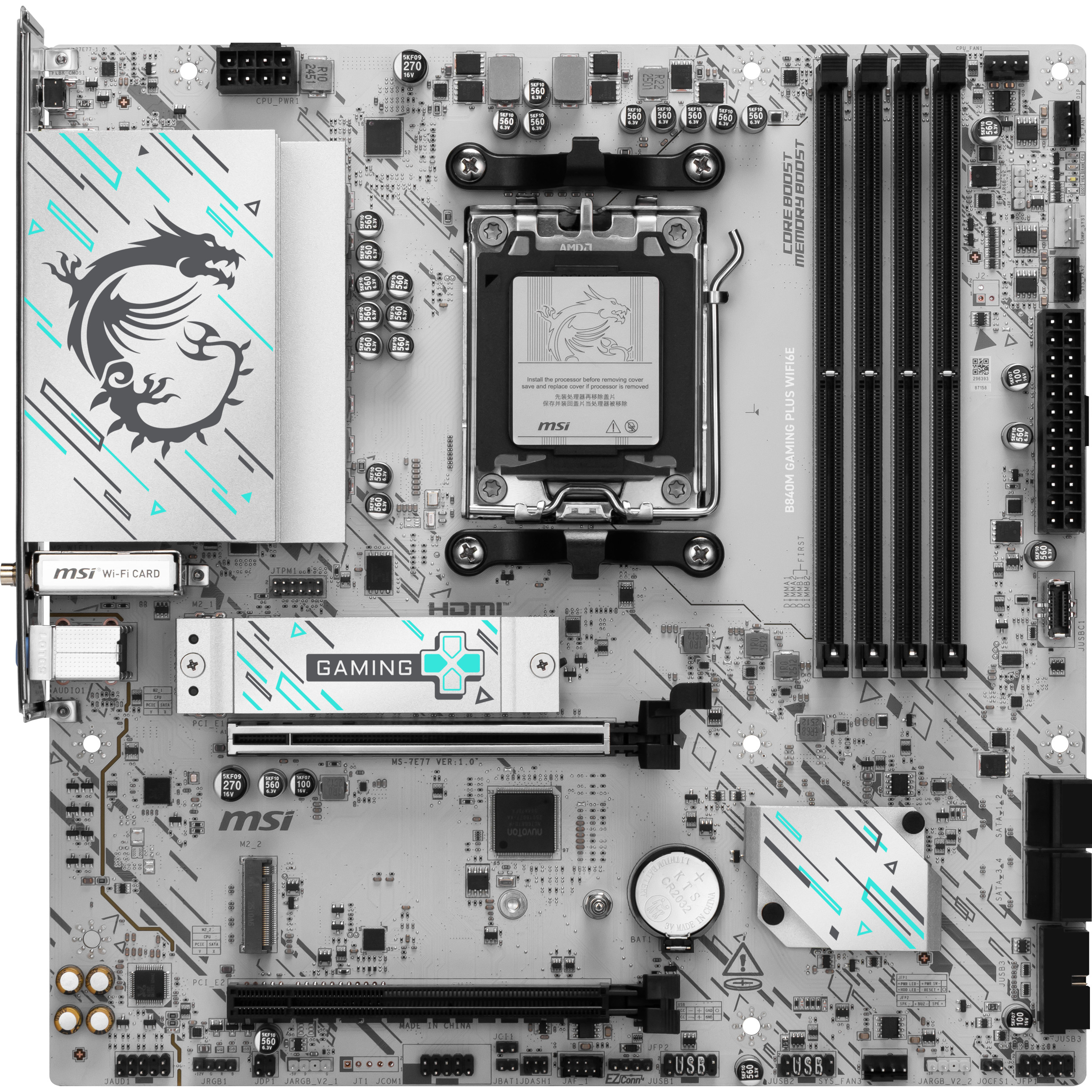 Matična ploča MSI B840M GAMING PLUS WIFI6E (AM5)