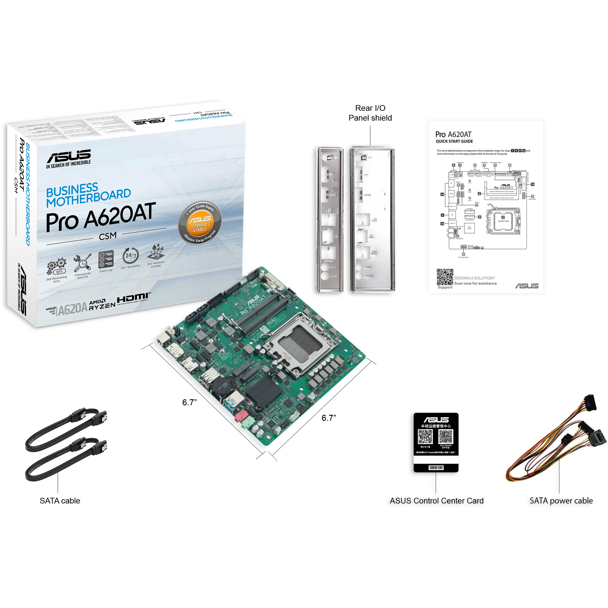 MB ASUS PRO A620AT-CSM-6