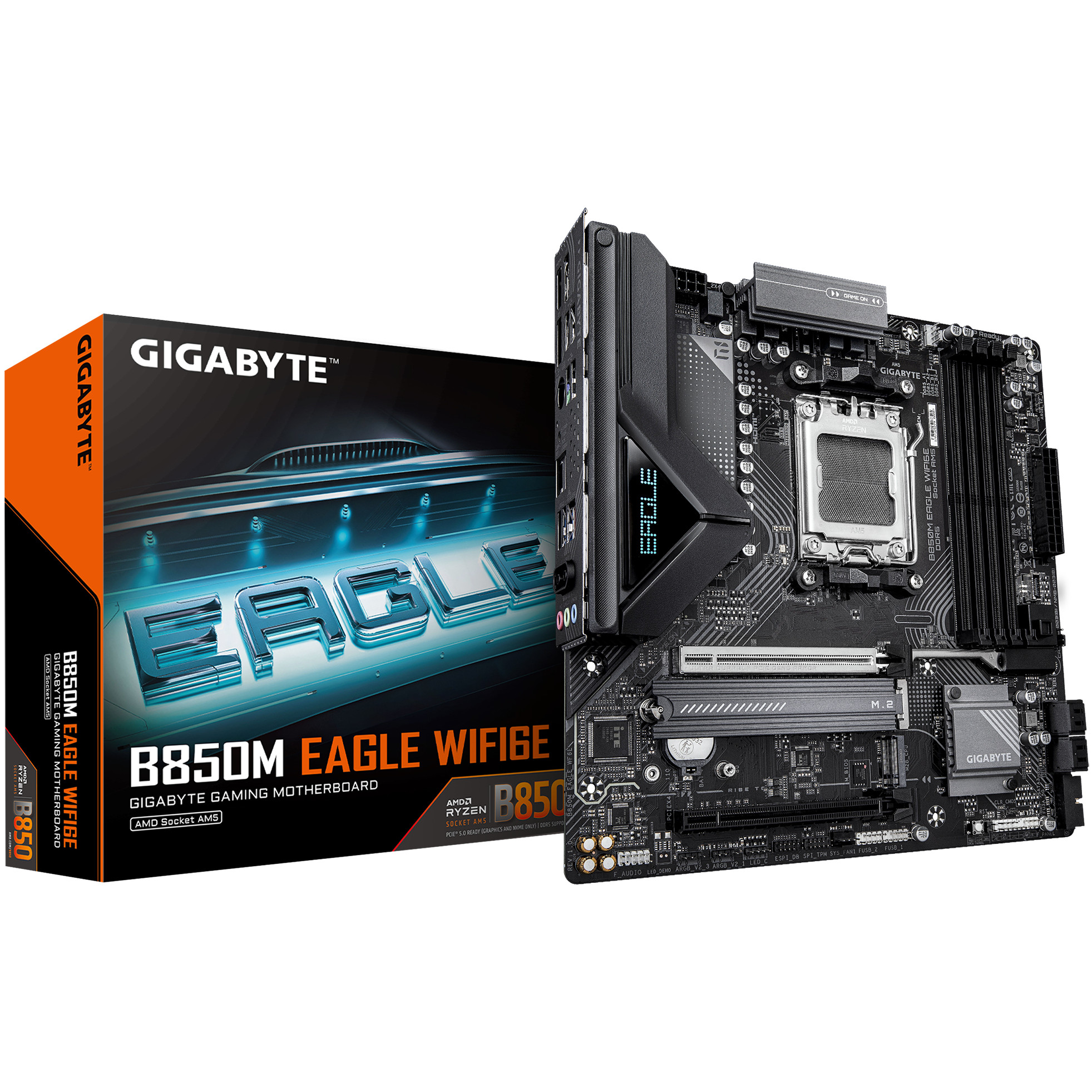 Matična ploča GIGABYTE B850M Eagle WiFi6E (mATX, AM5, DDR5)