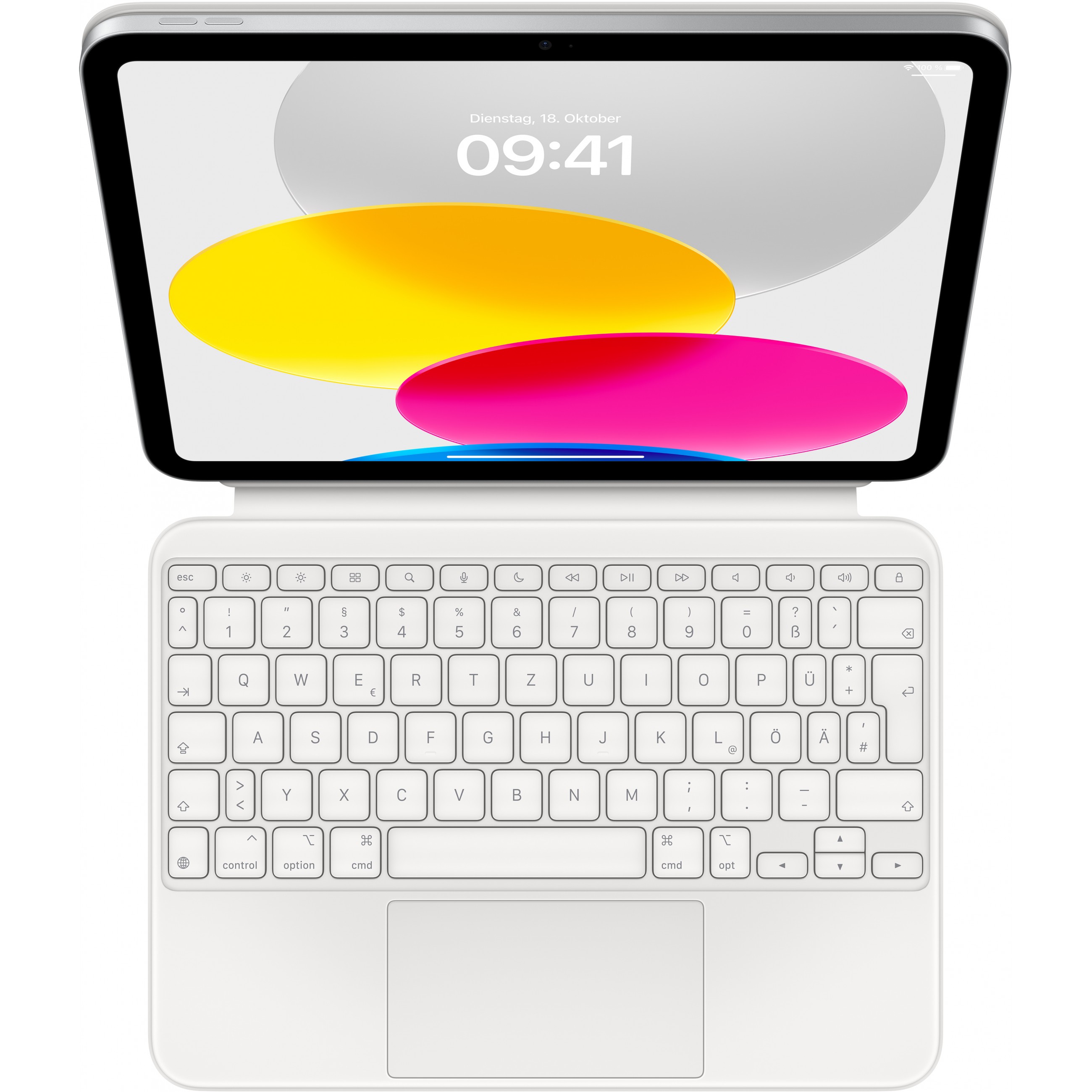 Tipkovnica APPLE Magic Keyboard Folio za iPad 10. generacije, njemački jezik-0