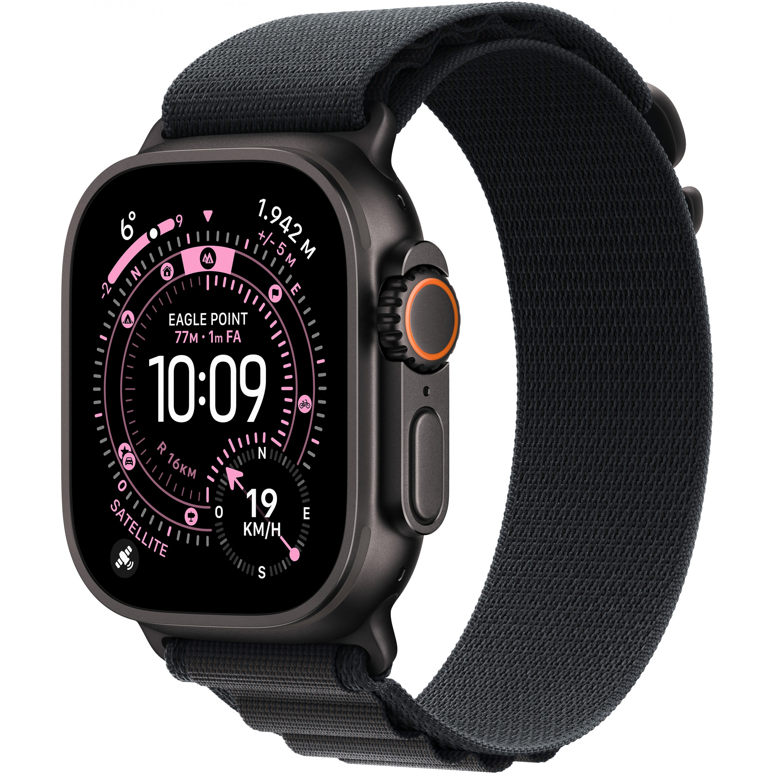 Pametni sat APPLE Watch Ultra 3 Titanium Cellular 49mm crna boja (Alpine Loop crna) Small