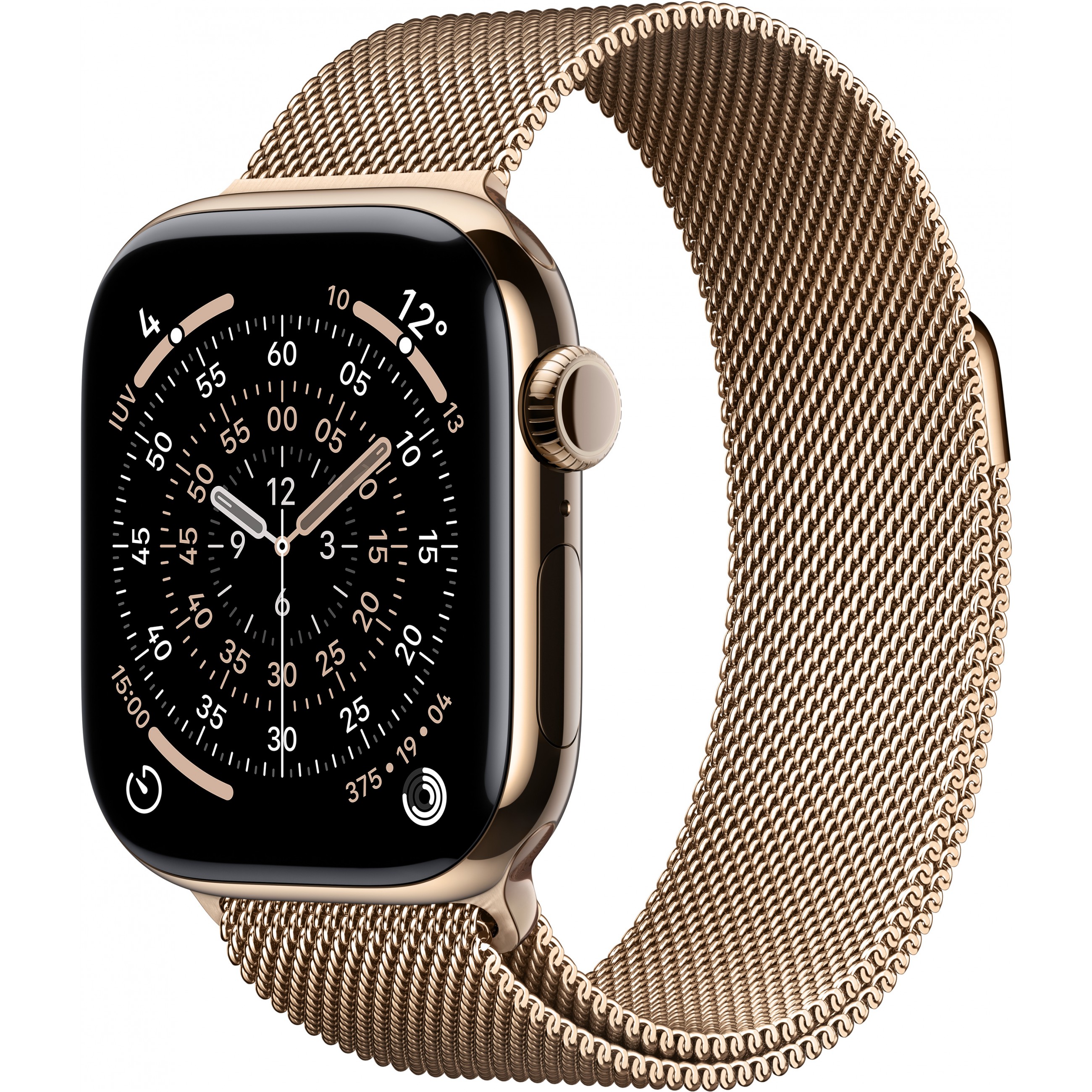Pametni sat APPLE Watch S11 Titan Gold Cellular 42mm (Milanaise Armband gold)-0