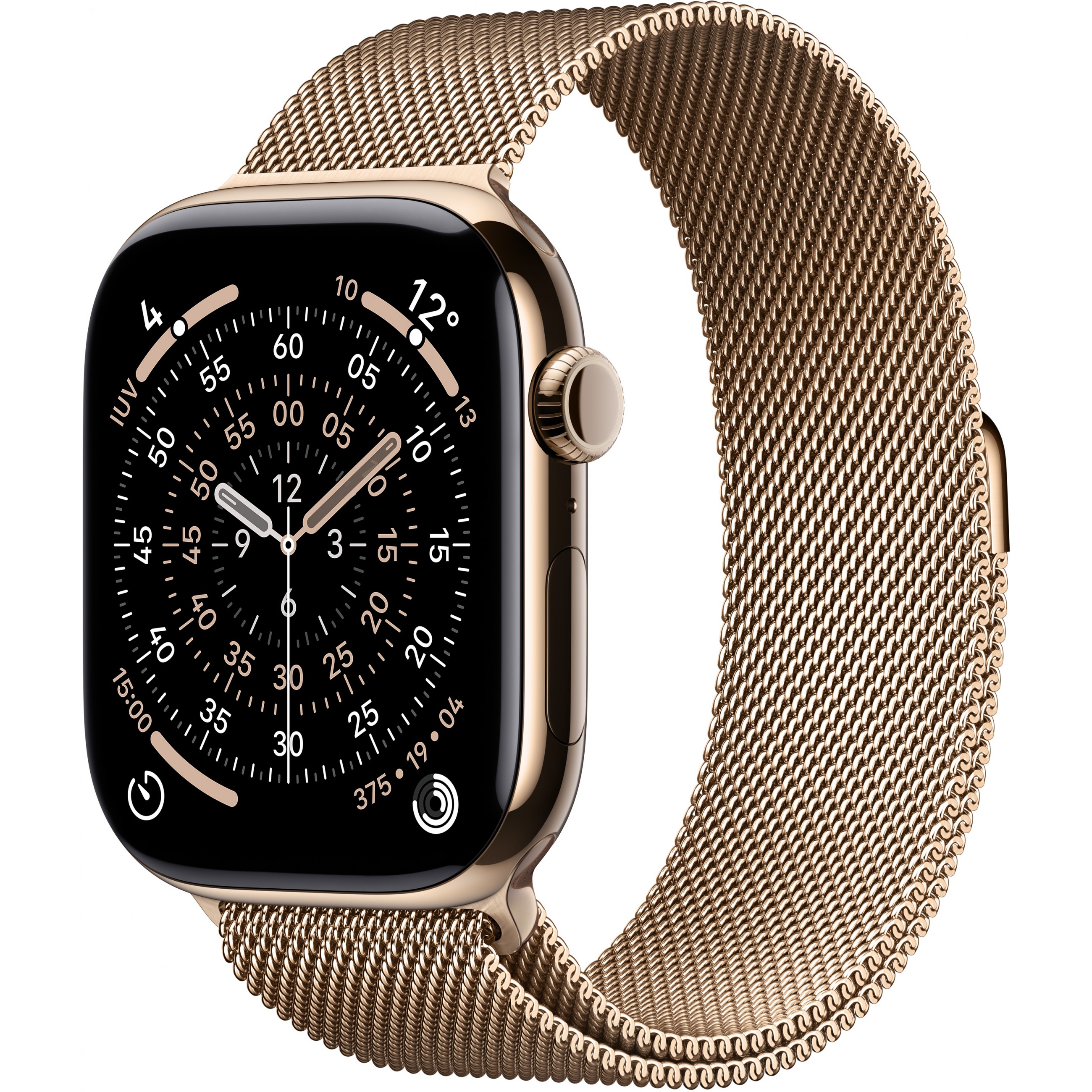 Pametni sat APPLE Watch S11 Titan Gold Cellular 46mm (Milanaise Armband gold) S/M-0
