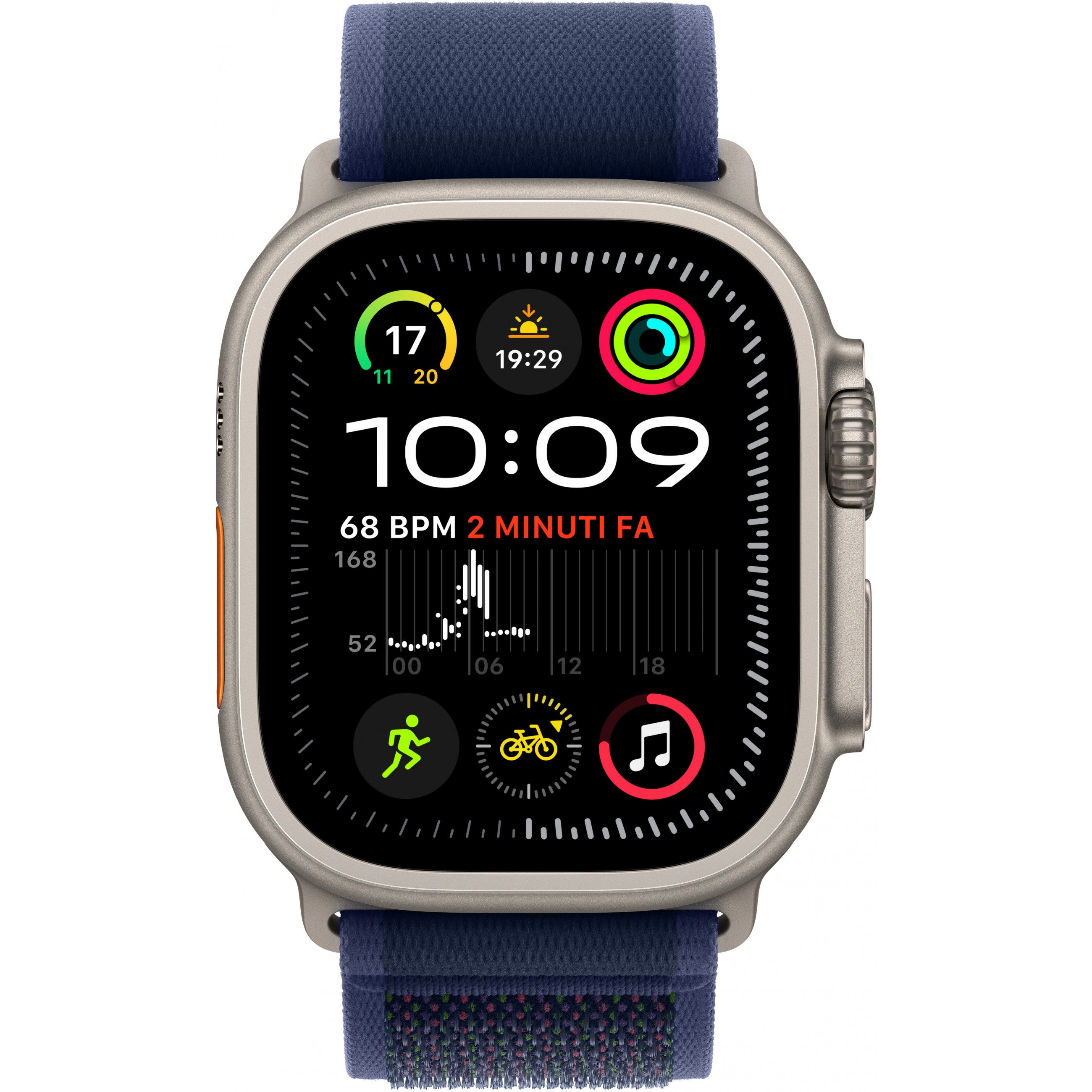 Pametni sat APPLE Watch Ultra 2 GPS + Cellular 49mm Natural Titanium Case with Blue Trail Loop - S/M-1