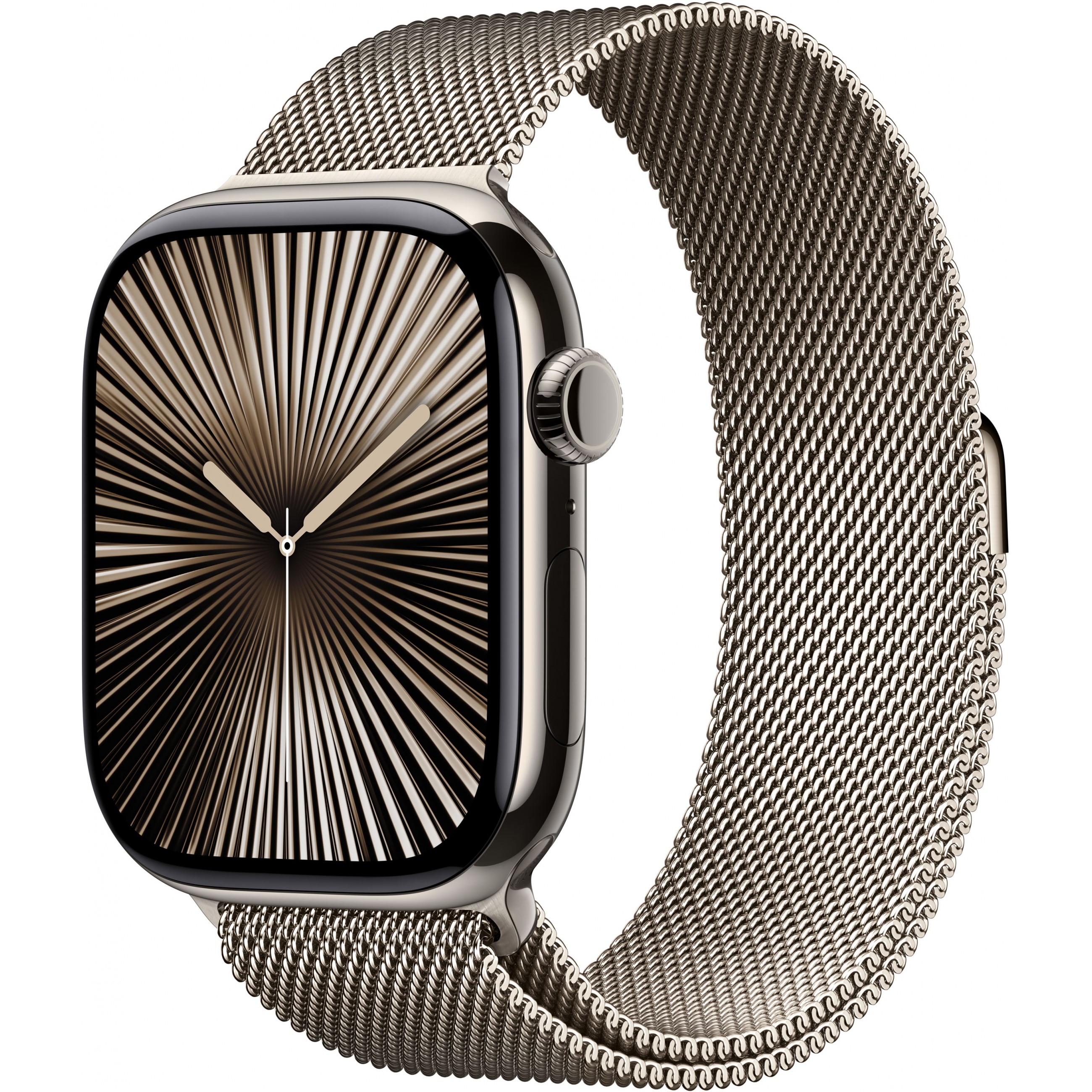 Pametni sat APPLE Watch Series 10 GPS + Cellular 46mm Natural Titanium Case with Natural Milanese Loop - M/L-0