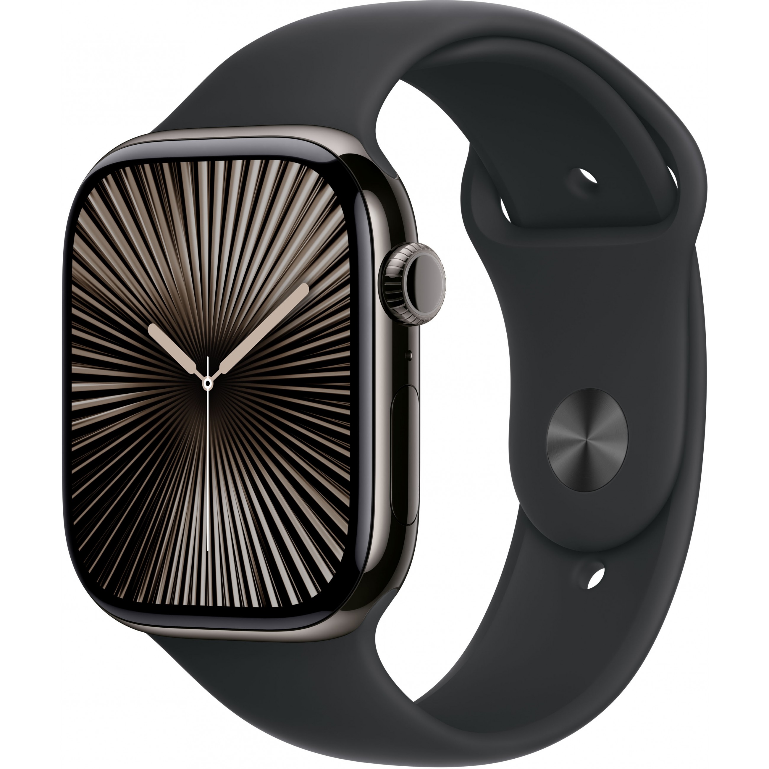 Pametni sat APPLE Watch Series 10 GPS + Cellular 46mm Slate Titanium Case with Black Sport Band - M/L