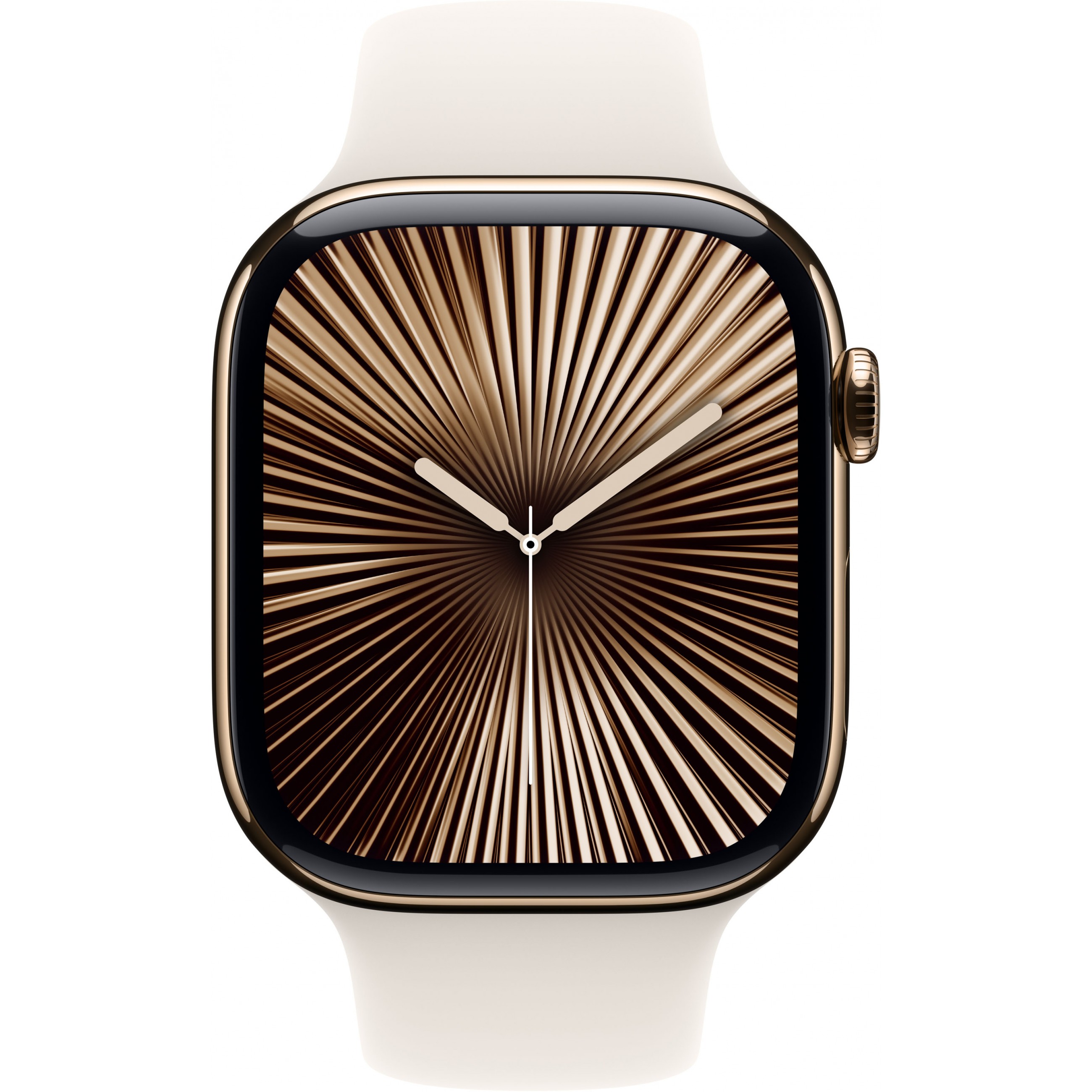 Pametni sat APPLE Watch Series 10 GPS + Cellular 46mm Gold Titanium Case with Starlight Sport Band - S/M-1