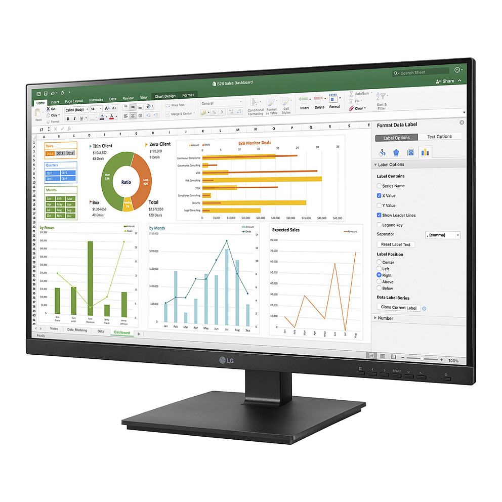 Monitor LG 27BN65Q-B 27" QHD 2560x1440-1