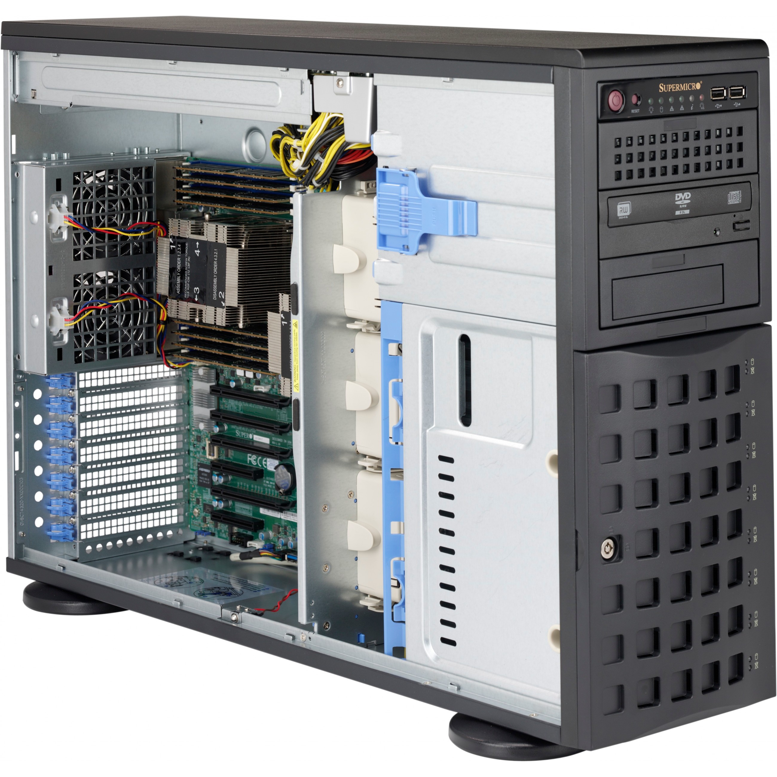 Tower SUPERMICRO SC745 BAC-R1K23B