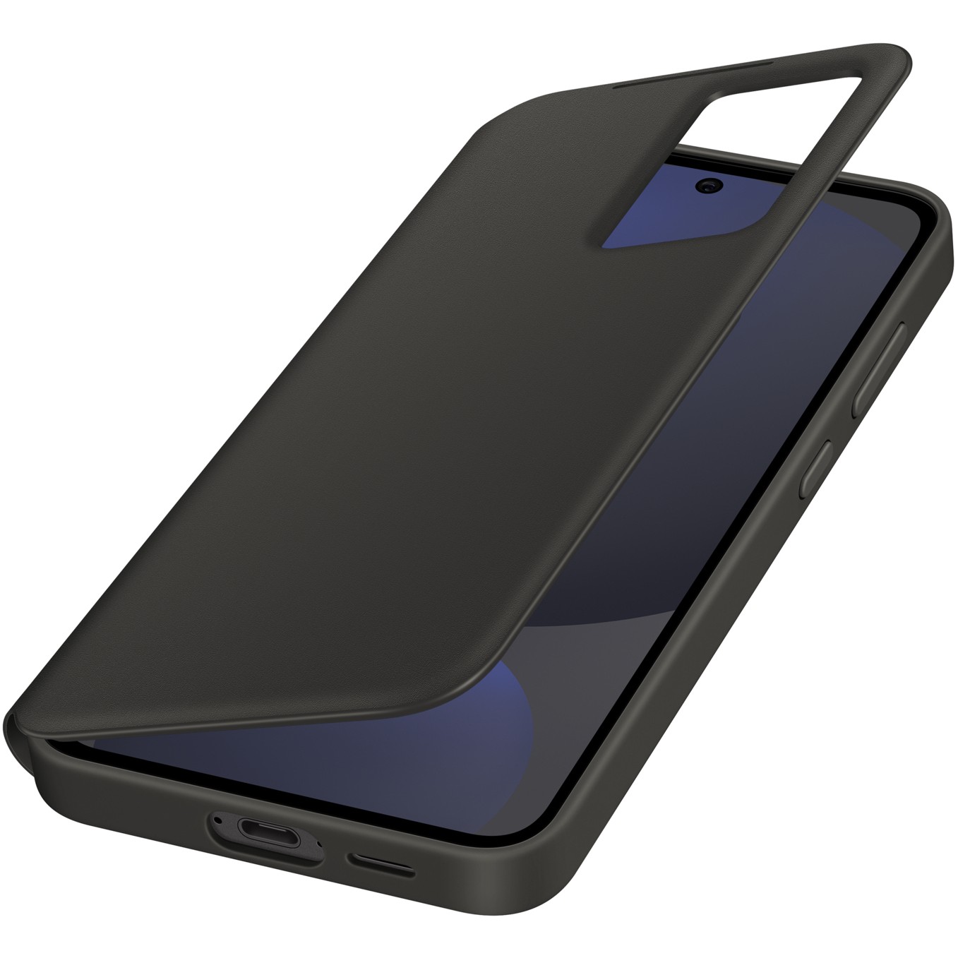 Futrola za telefon SAMSUNG Smart View Wallet Case za Galaxy S24 FE crna boja-2