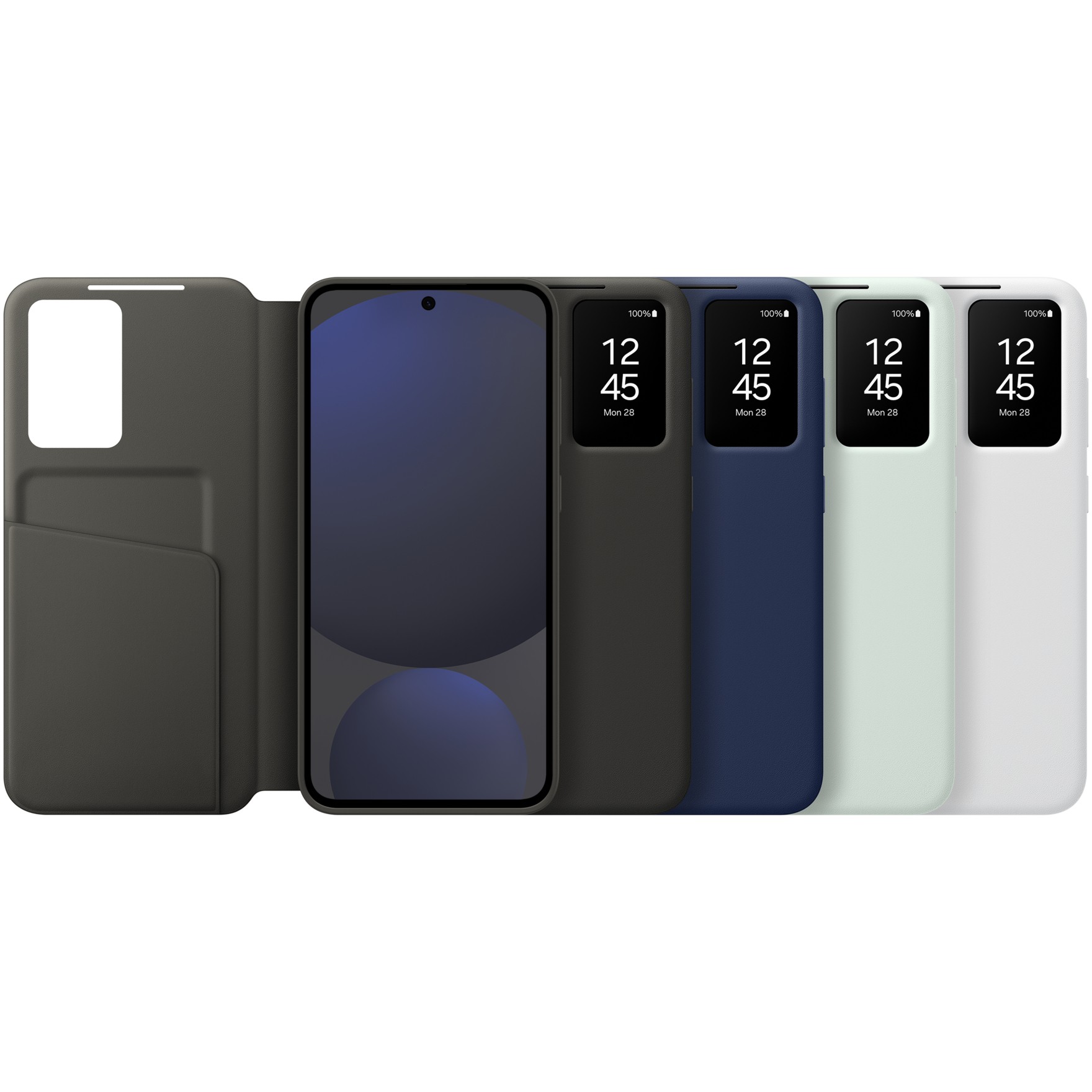 Futrola za telefon SAMSUNG Smart View Wallet Case za Galaxy S24 FE crna boja-4