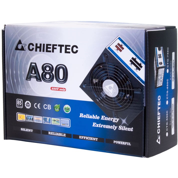 Napajanje 550W CHIEFTEC A-80 Serie CTG-550C-1