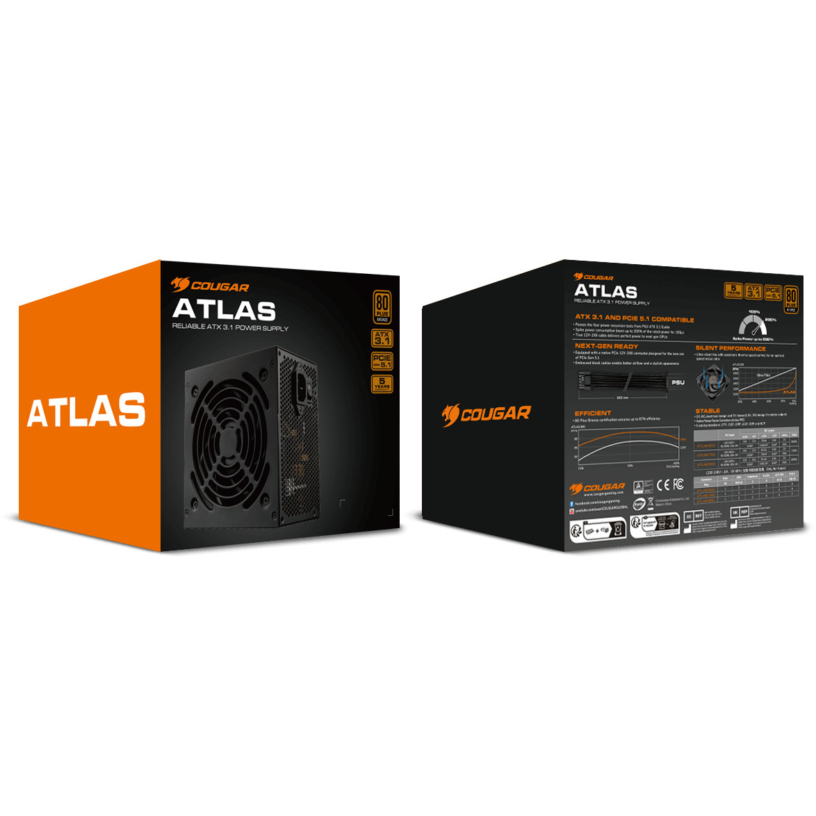 Napajanje COUGAR ATLAS 650W ATX3.1 80 Plus Bronze-7