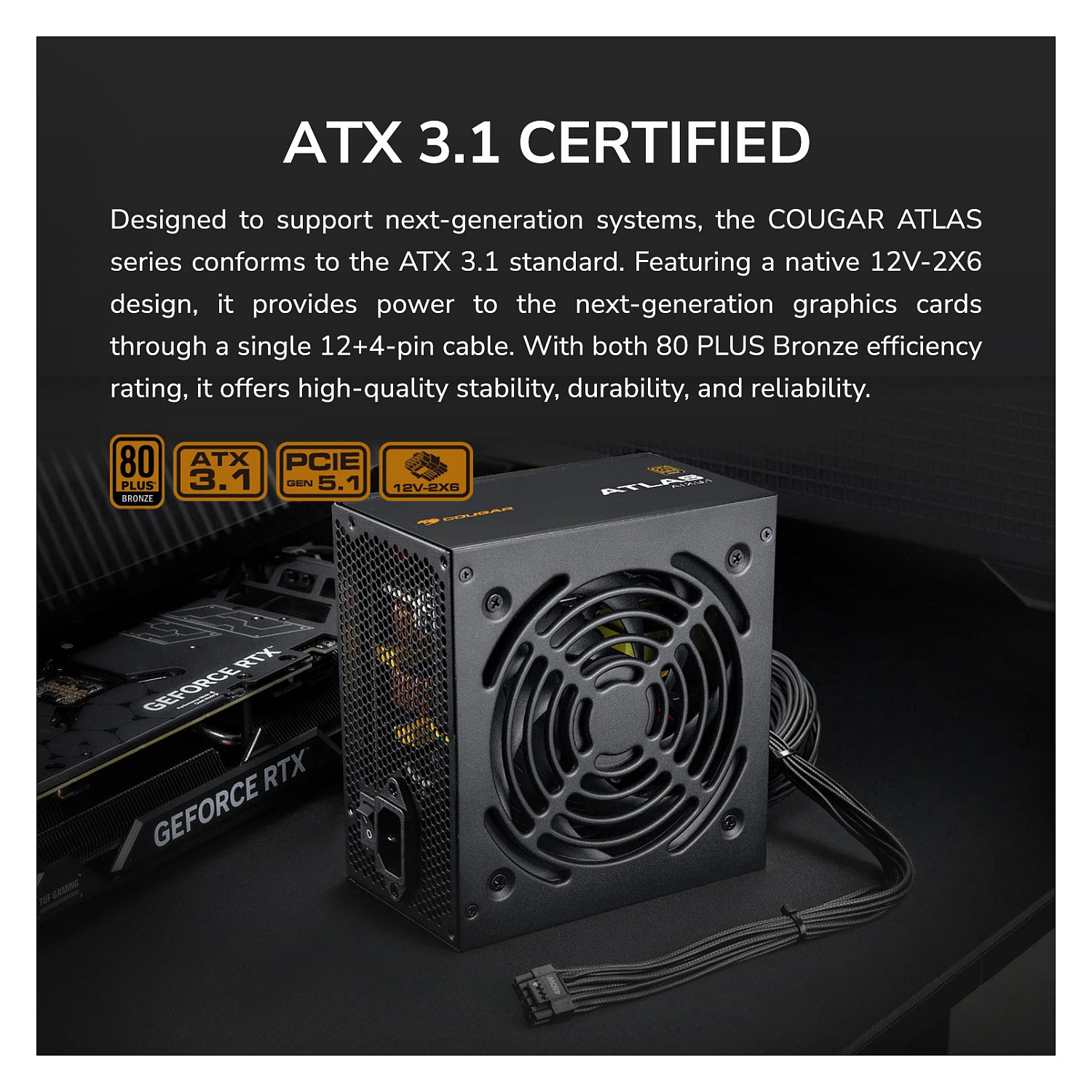 Napajanje COUGAR ATLAS 650W ATX3.1 80 Plus Bronze-15