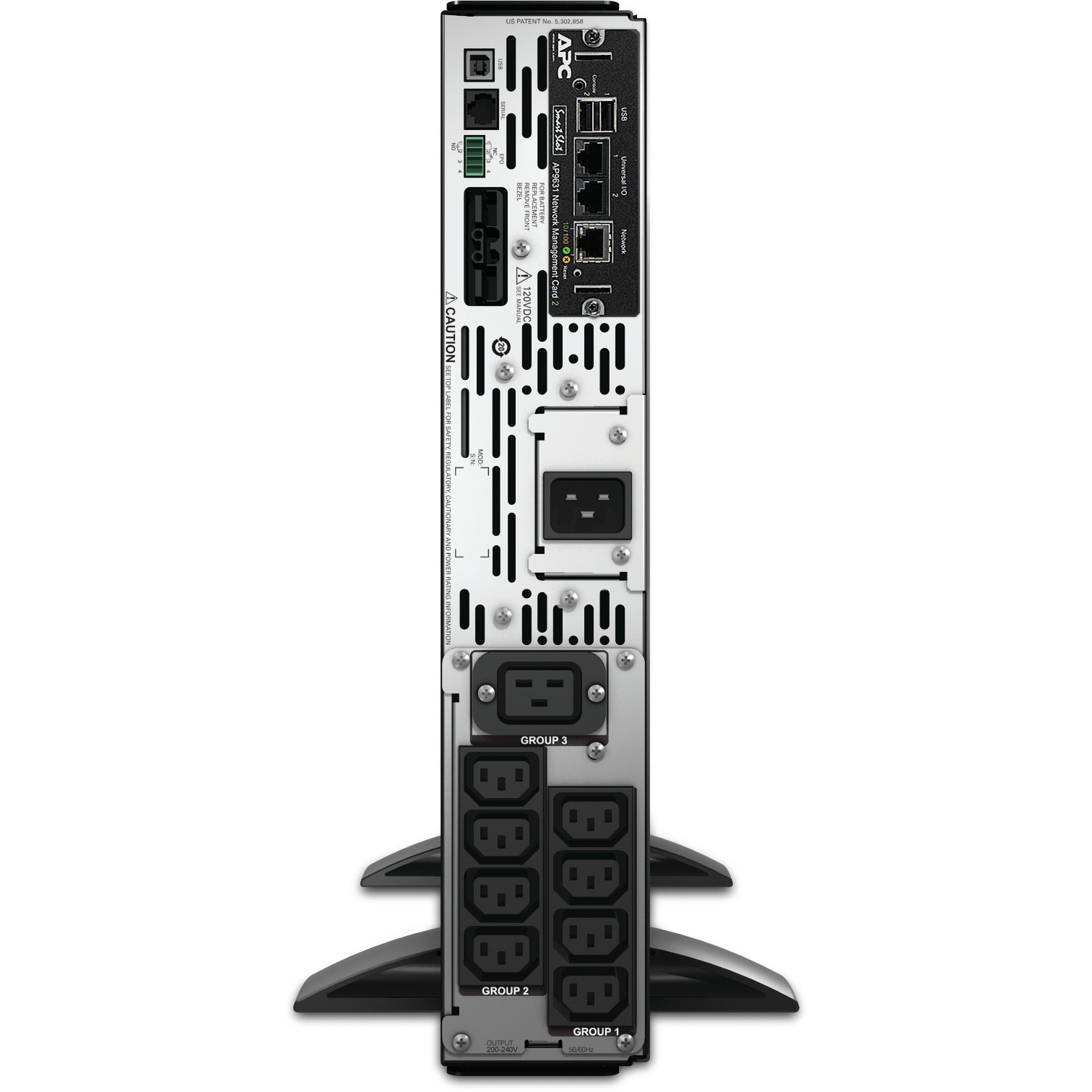 UPS APC Smart-UPS X 3000 Rack/Tower SMX3000RMHV2UNC 3000VA 2700W 2HE-3