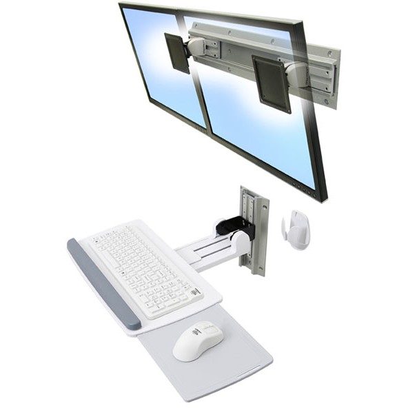 Montiranje tipkovnice ERGOTRON Neoflex Keyboard Wallmount bijela-2