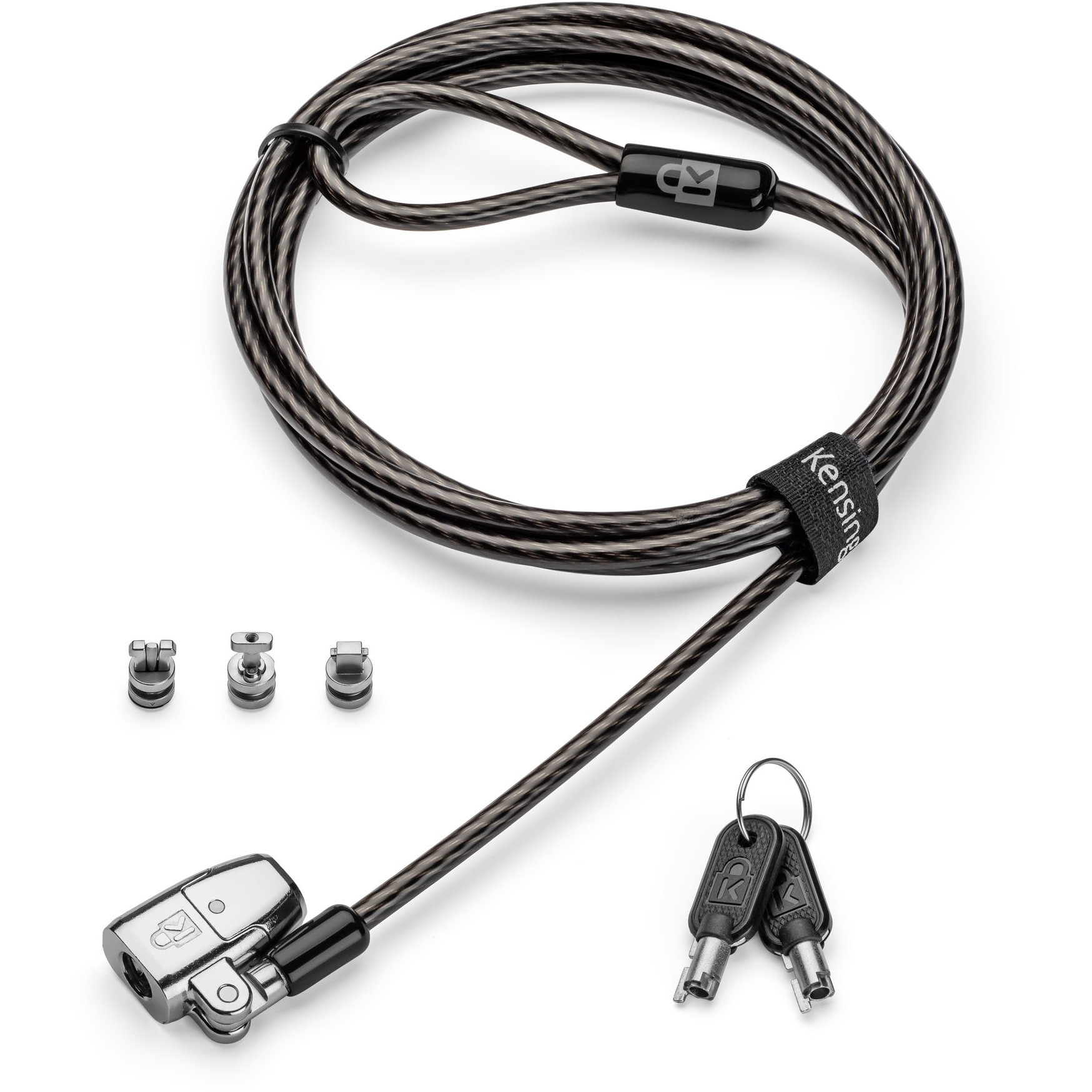 Laptop KENSINGTON ClickSafe 2.0 Universelles 3-in-1 T-Bar Nano & Wedge-Shaped