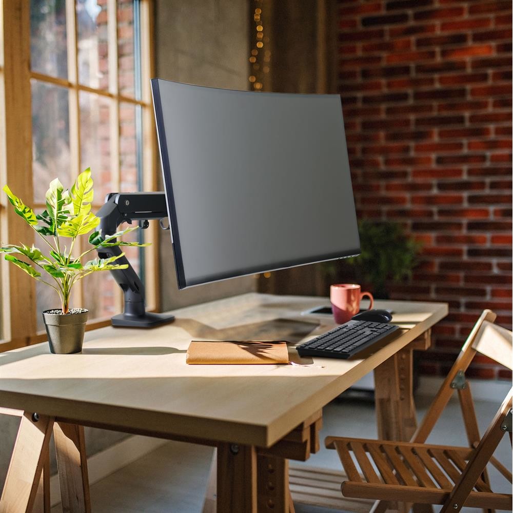 Stolni nosač za monitor ERGOTRON HX (za monitore do 49", mat crna)-3