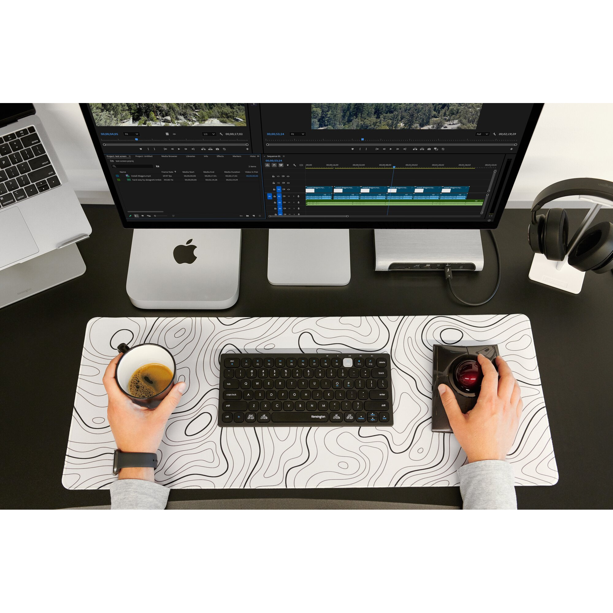 Slušalice KENSINGTON H3000 PROVC Bluetooth crna boja-25