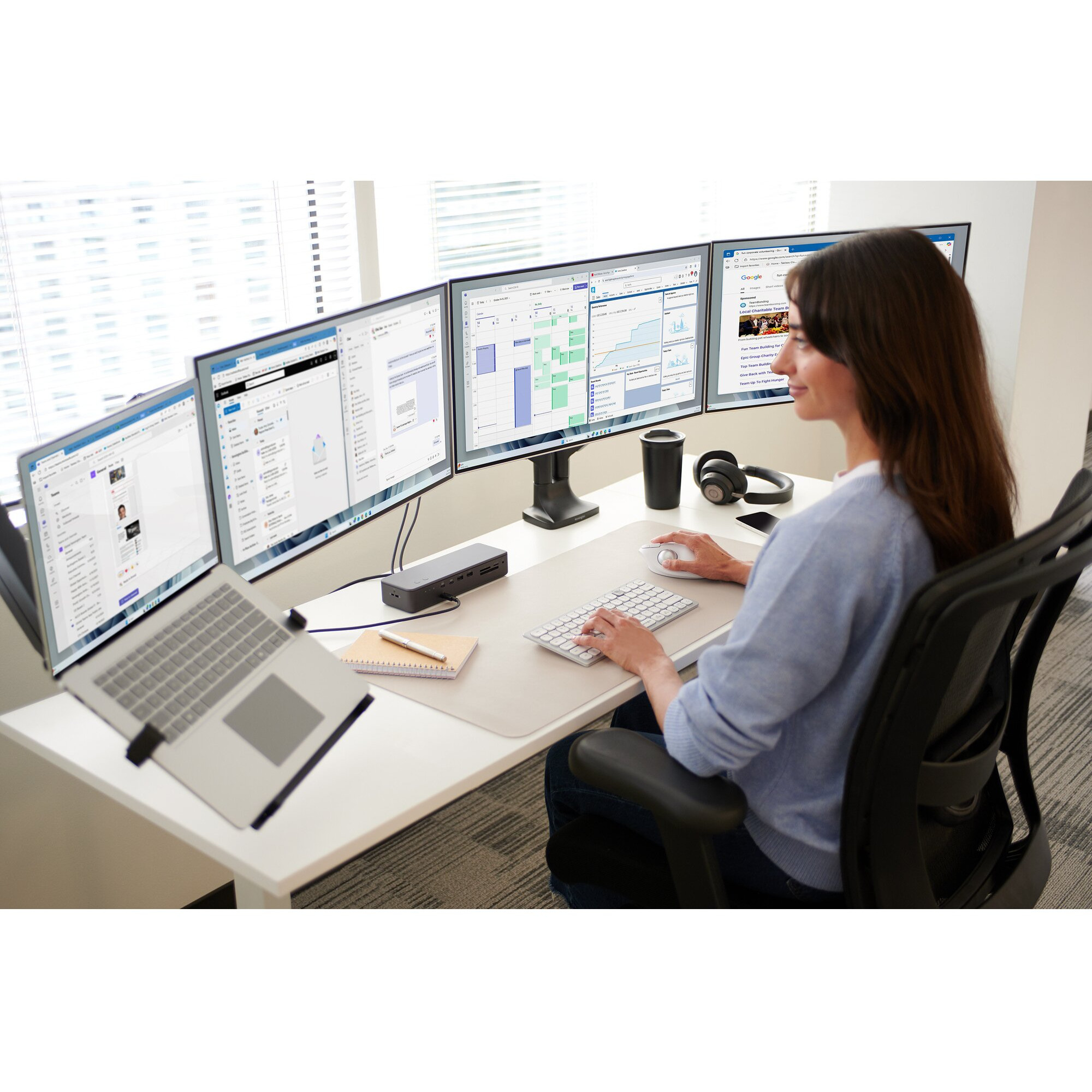 Slušalice KENSINGTON H3000 PROVC Bluetooth crna boja-33