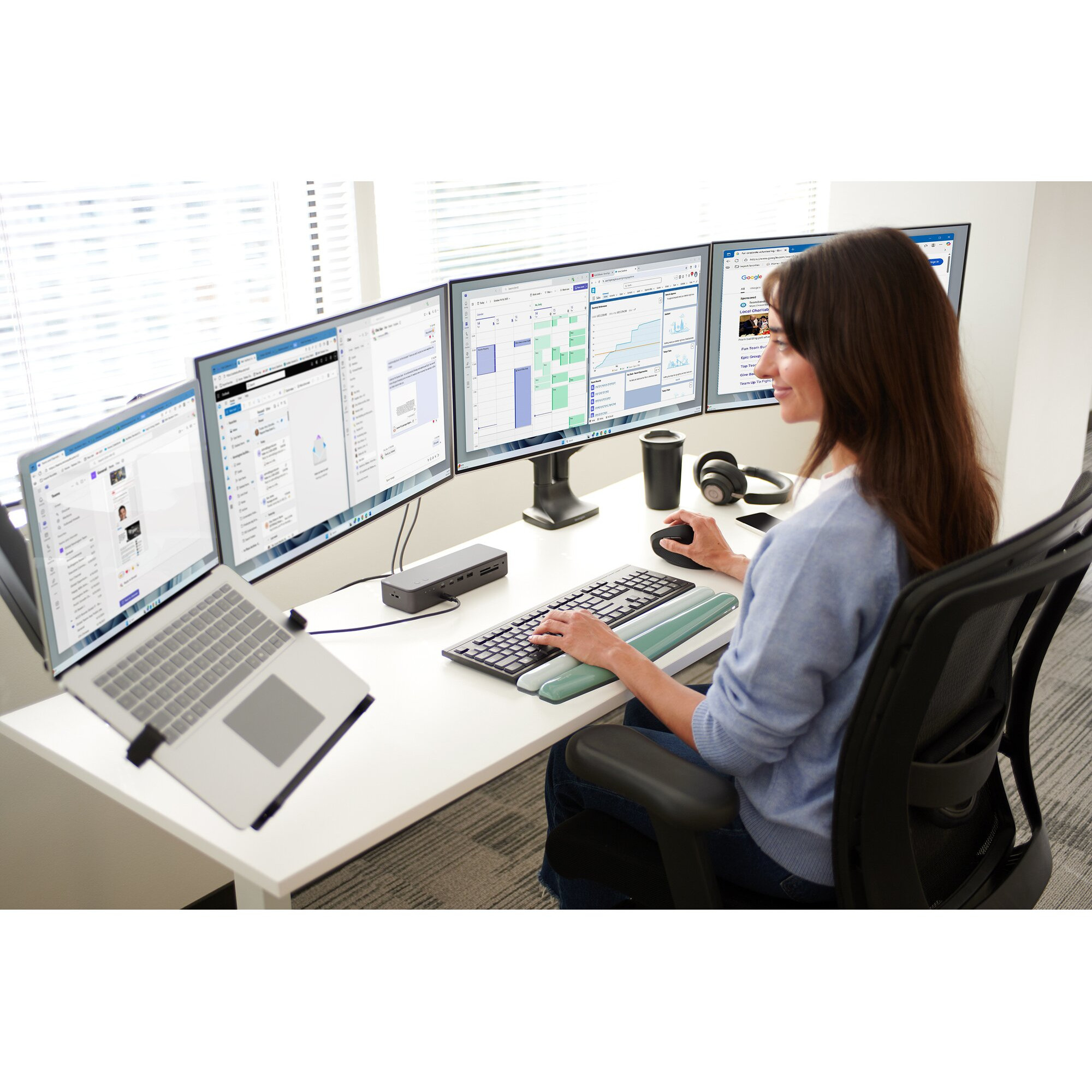 Slušalice KENSINGTON H3000 PROVC Bluetooth crna boja-35