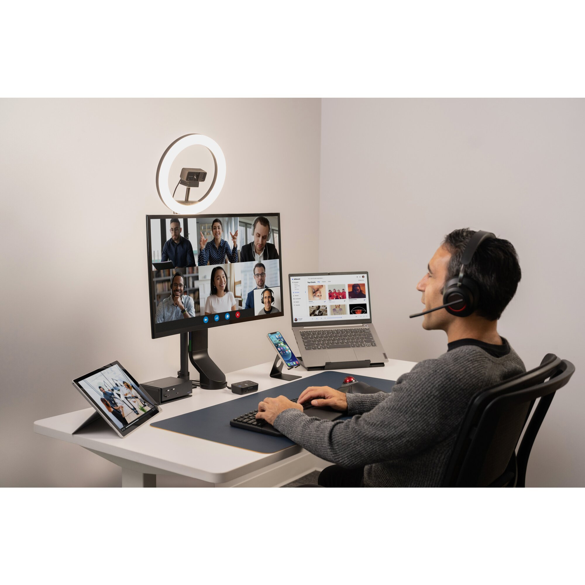 Slušalice KENSINGTON H3000 PROVC Bluetooth crna boja-9