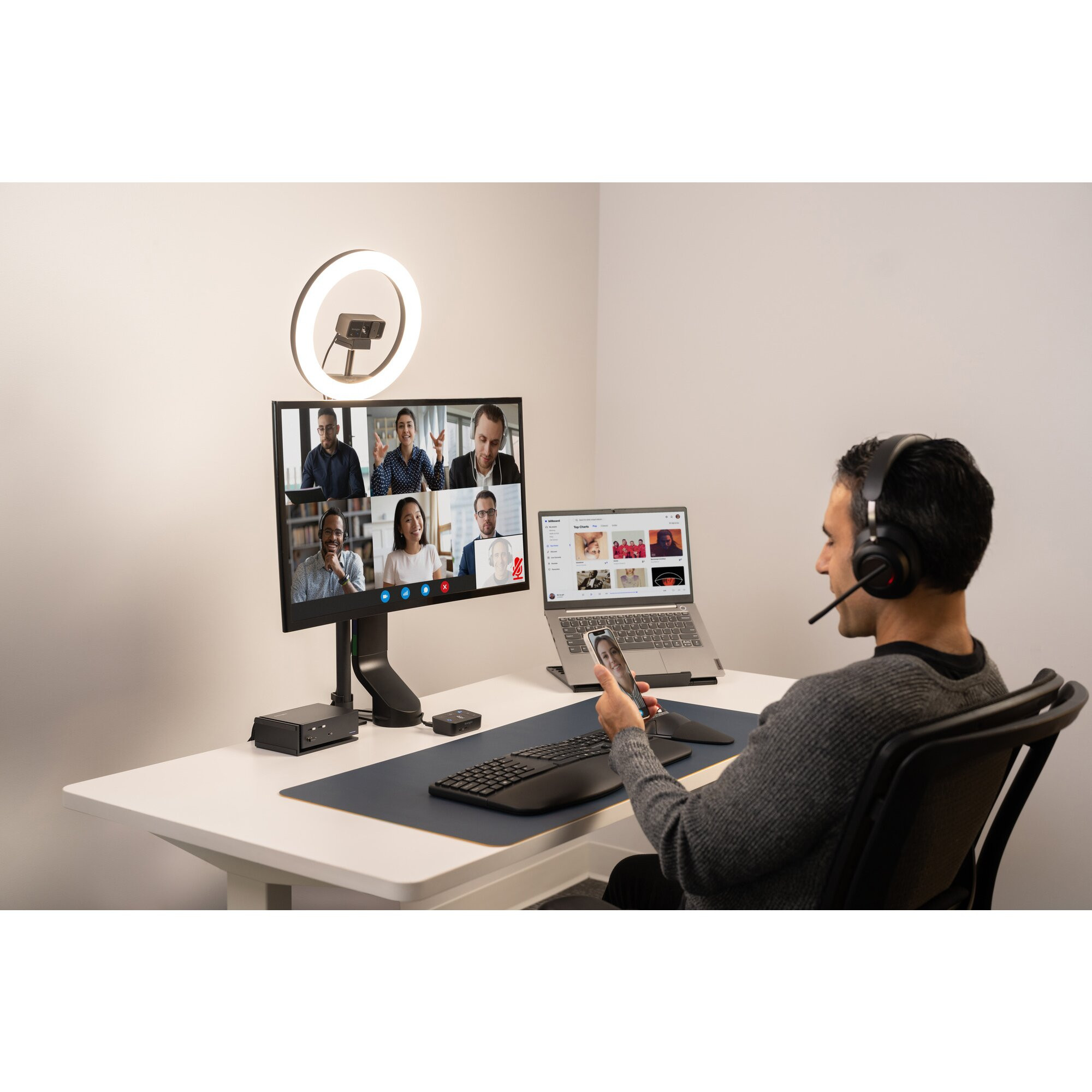 Slušalice KENSINGTON H3000 PROVC Bluetooth crna boja-39