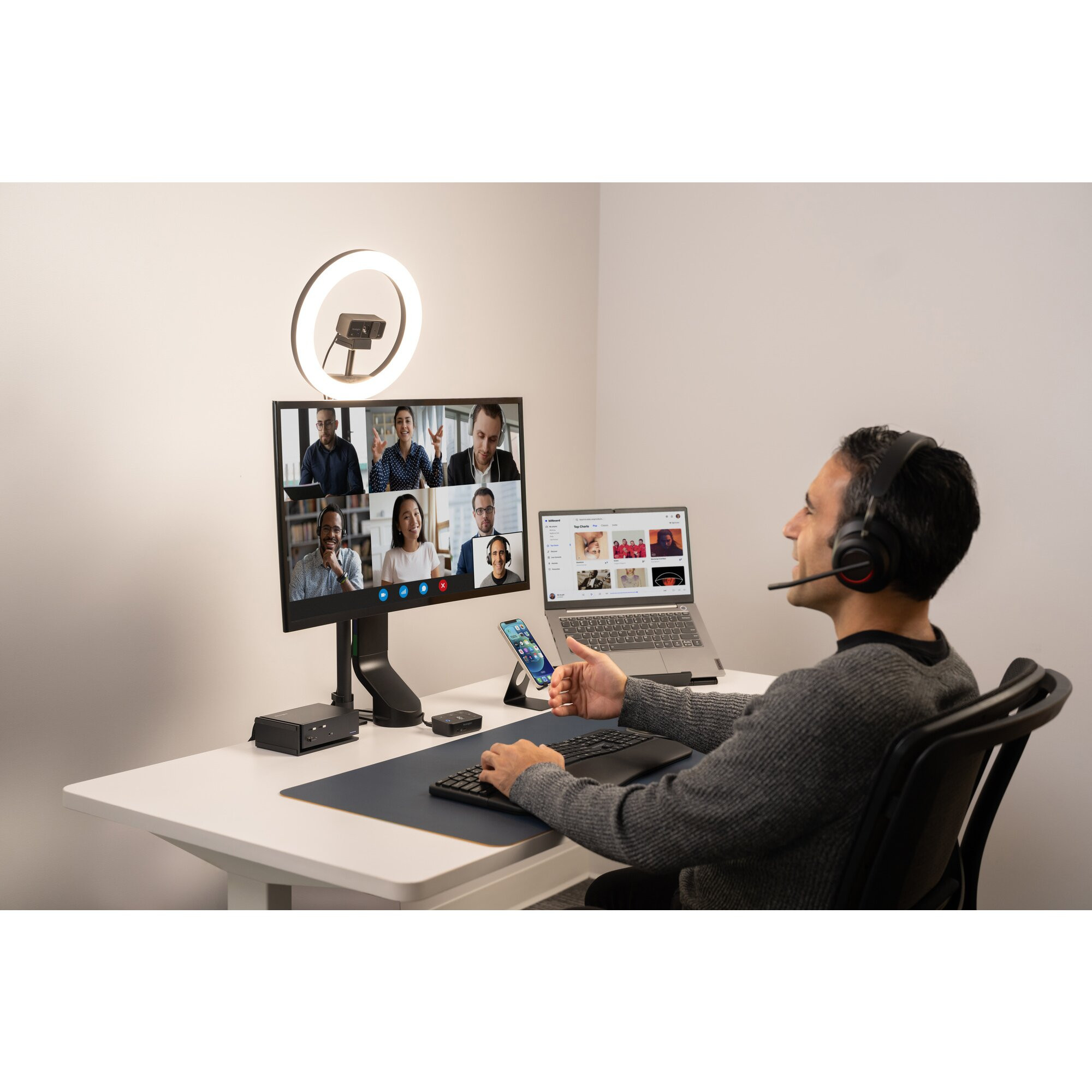 Slušalice KENSINGTON H3000 PROVC Bluetooth crna boja-40