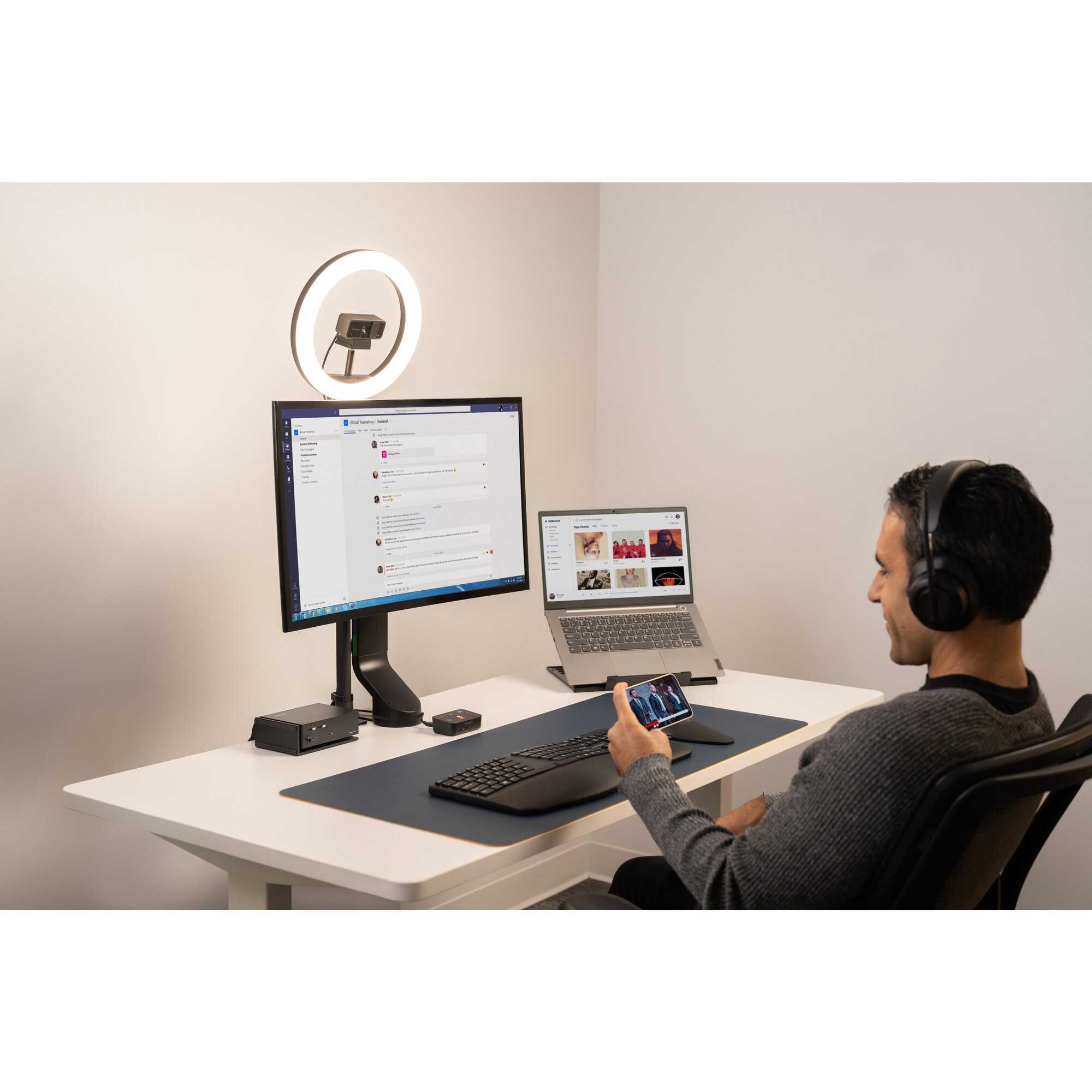 Slušalice KENSINGTON H3000 PROVC Bluetooth crna boja-41