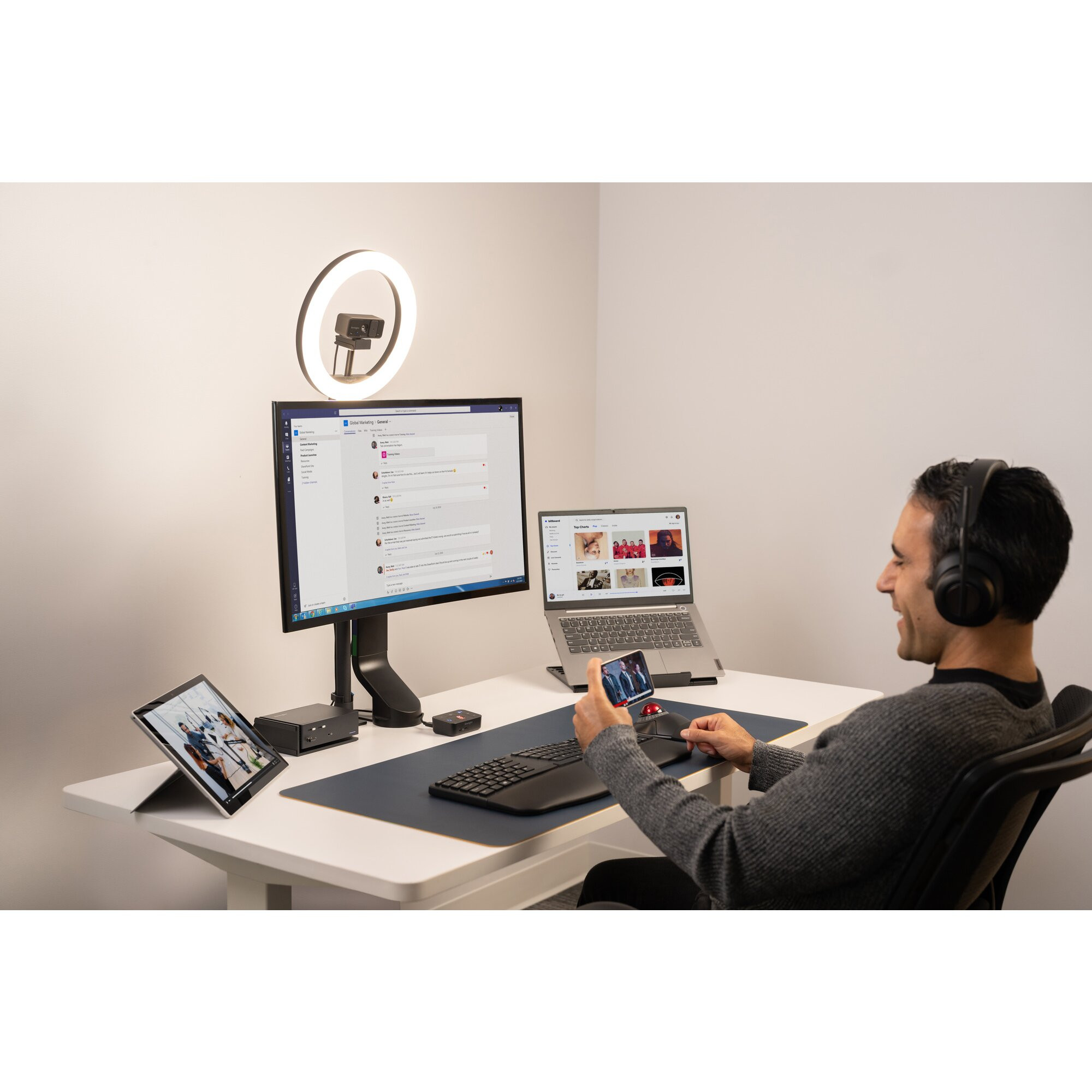 Slušalice KENSINGTON H3000 PROVC Bluetooth crna boja-42
