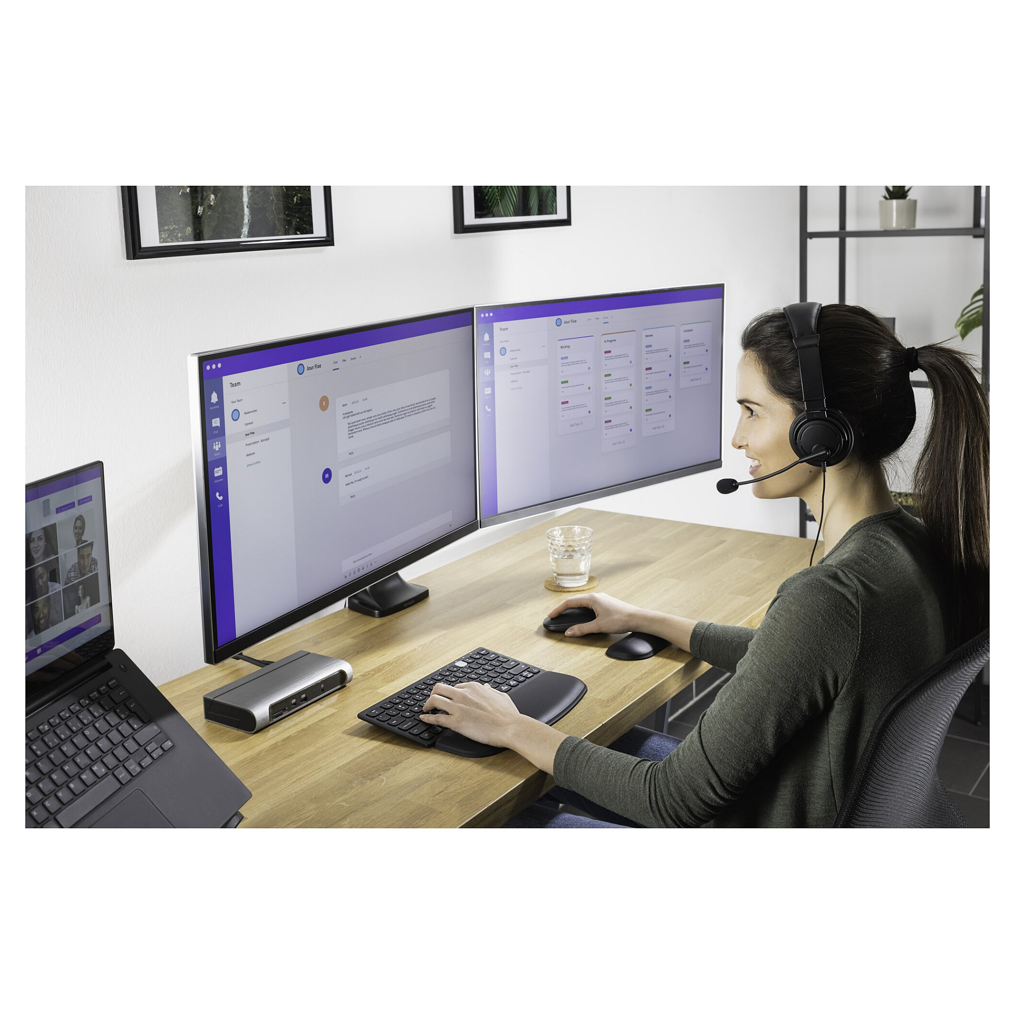 Slušalice KENSINGTON Headset Hi-Fi mit Mikrofon USB-C crna boja-8