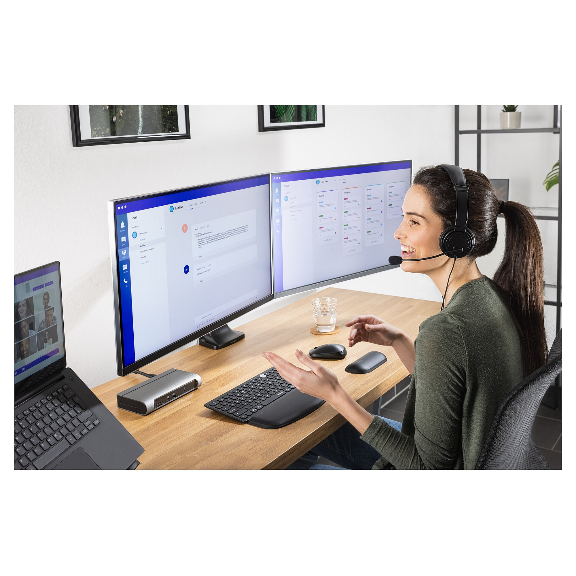 Slušalice KENSINGTON Headset Hi-Fi mit Mikrofon USB-C crna boja-9