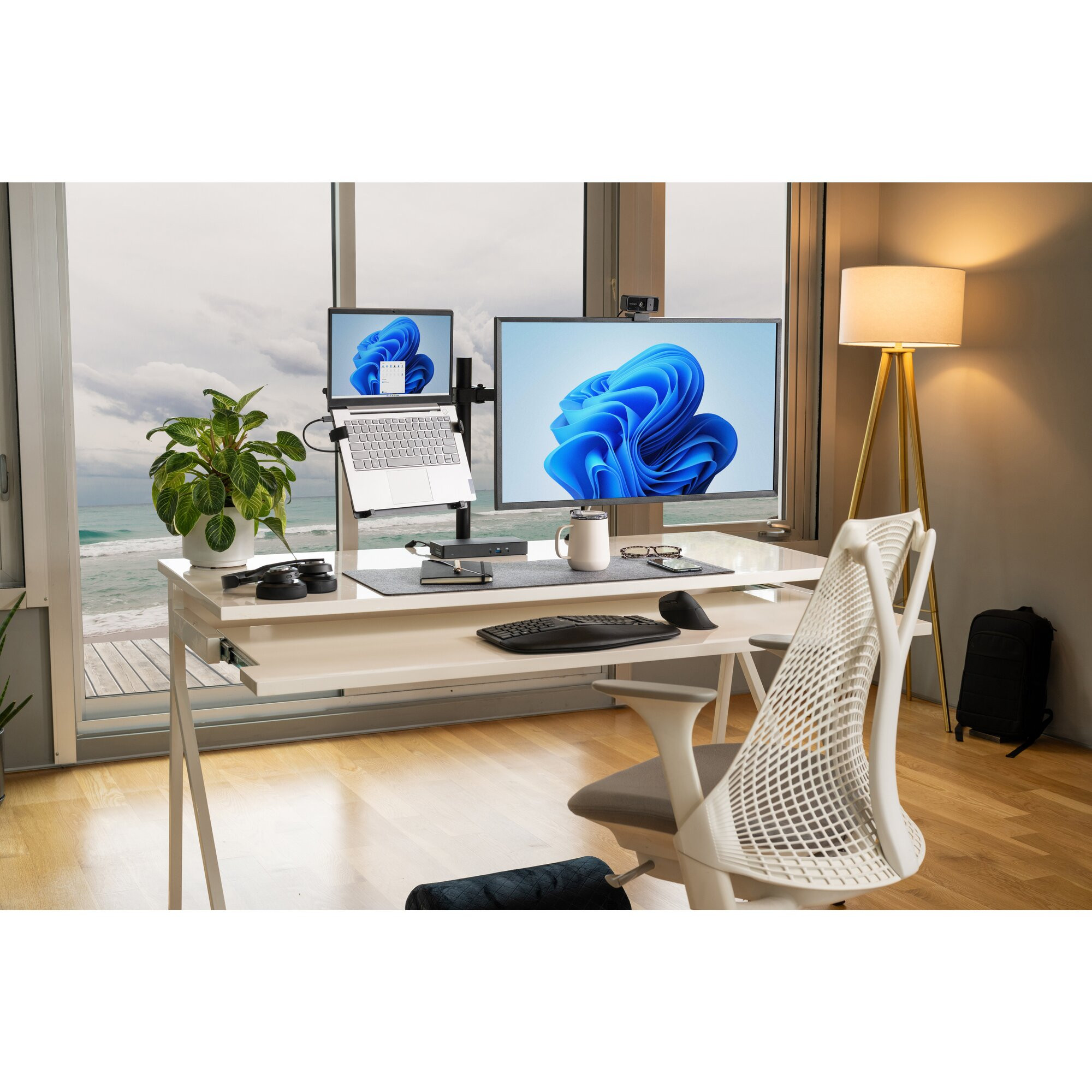 Nosač za monitor KENSINGTON SmartFit Ergo Dual Extended za 2 monitora do 32"-11