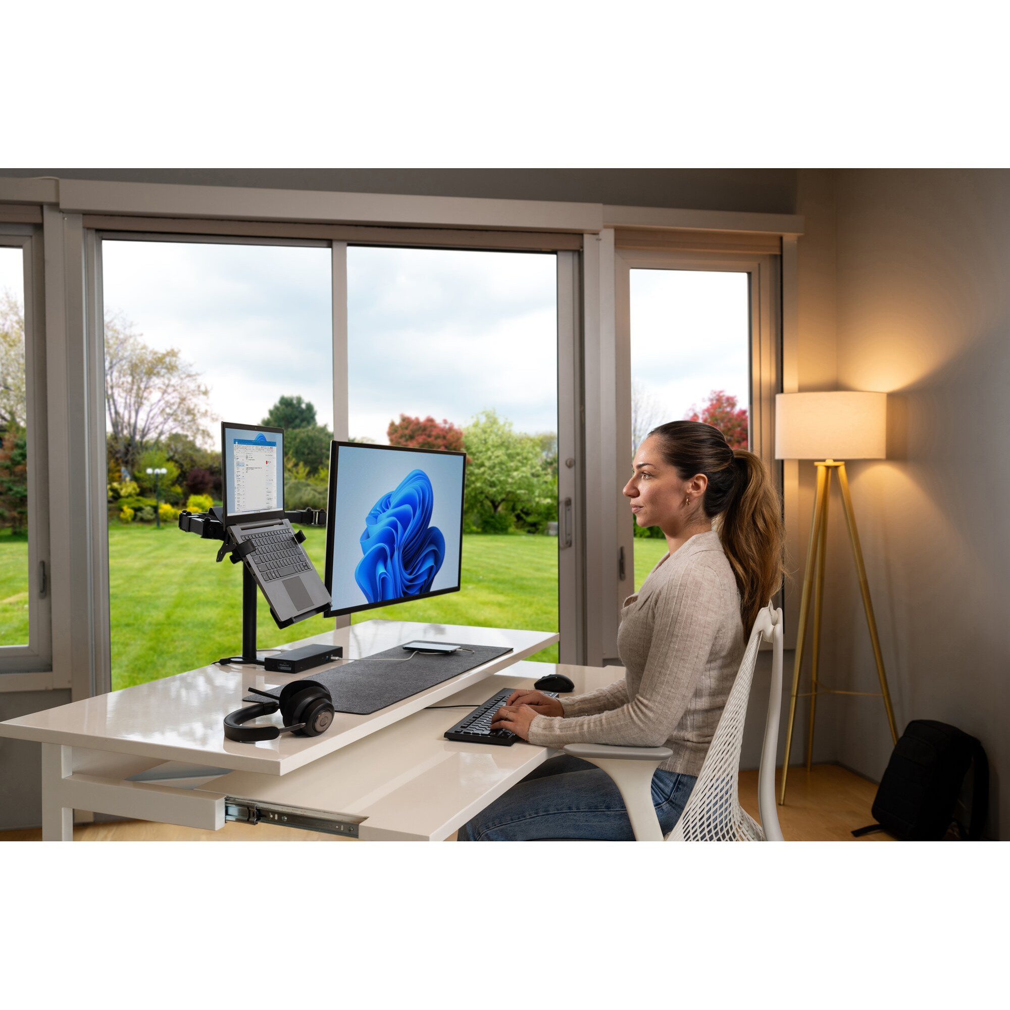 Nosač za monitor KENSINGTON SmartFit Ergo Dual Extended za 2 monitora do 32"-8