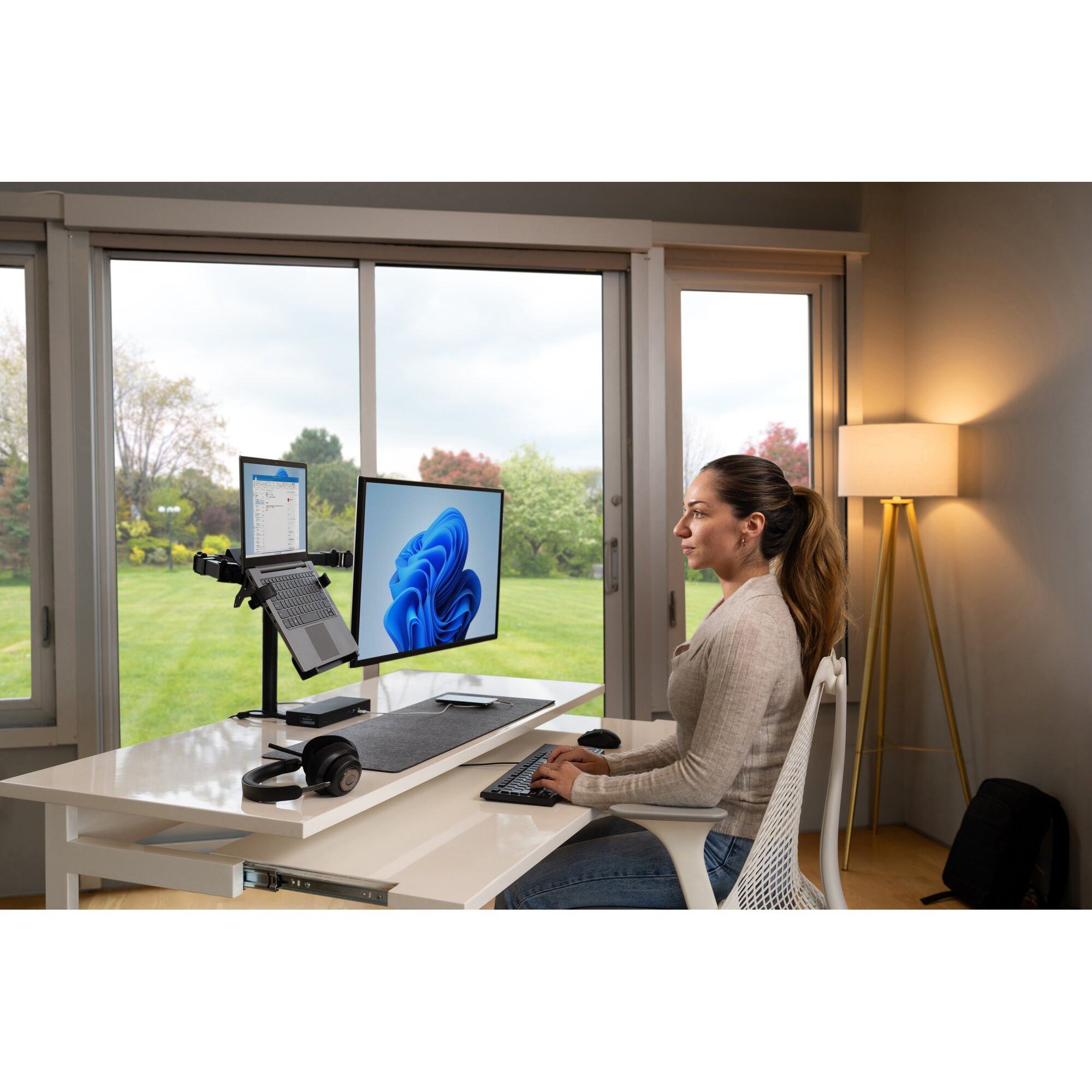 Nosač za monitor KENSINGTON SmartFit Ergo Dual Extended za 2 monitora do 32"-9