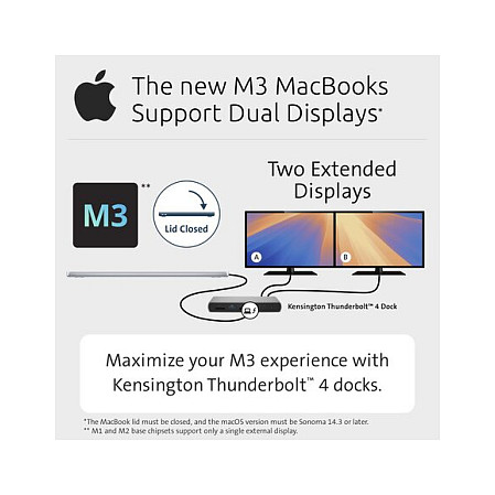 Docking station KENSINGTON SD5760T Thunderbolt 4 Dual4K-22