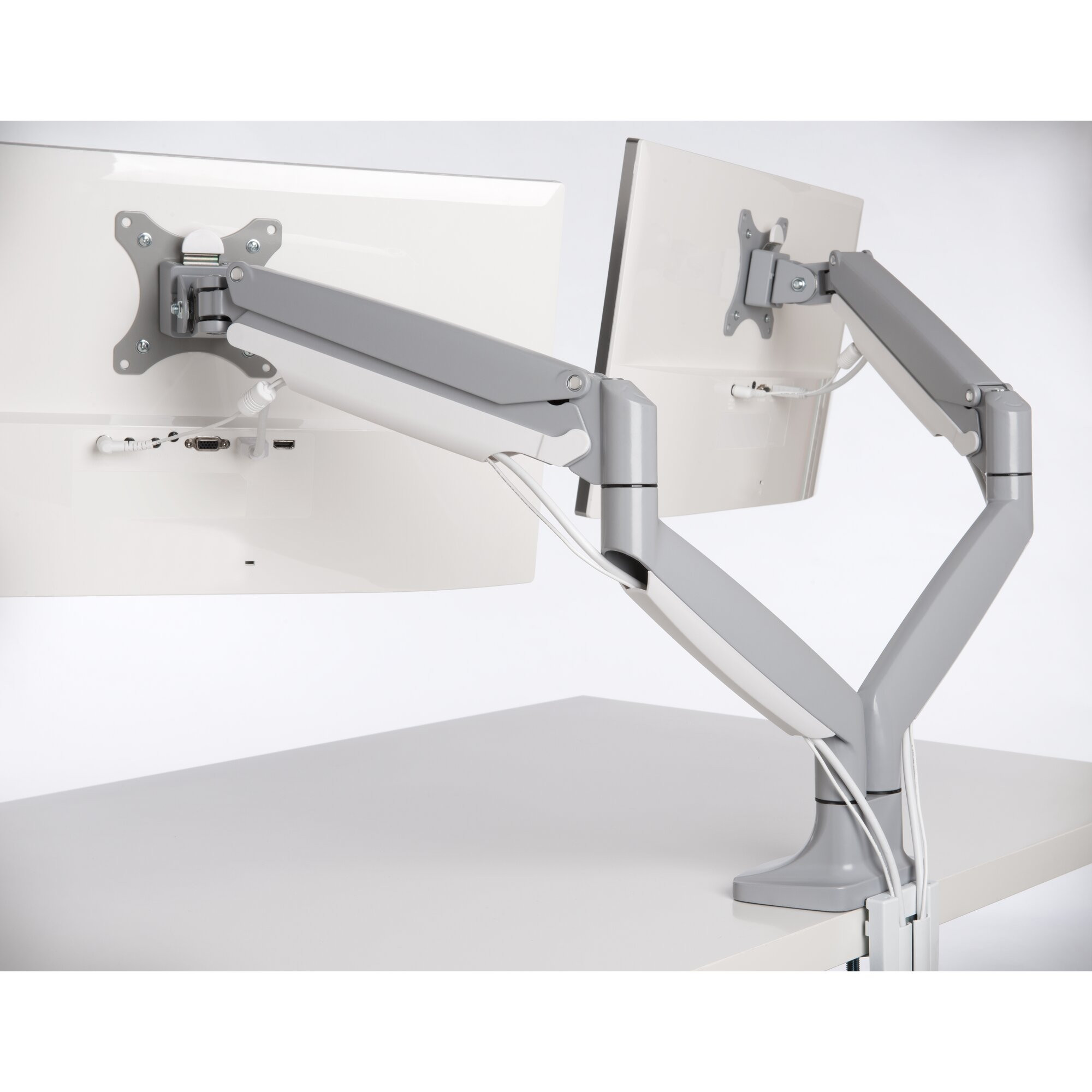 Stolni nosač za dva monitora KENSINGTON SmartFit Dual Arm Mount, 13"-32"-5