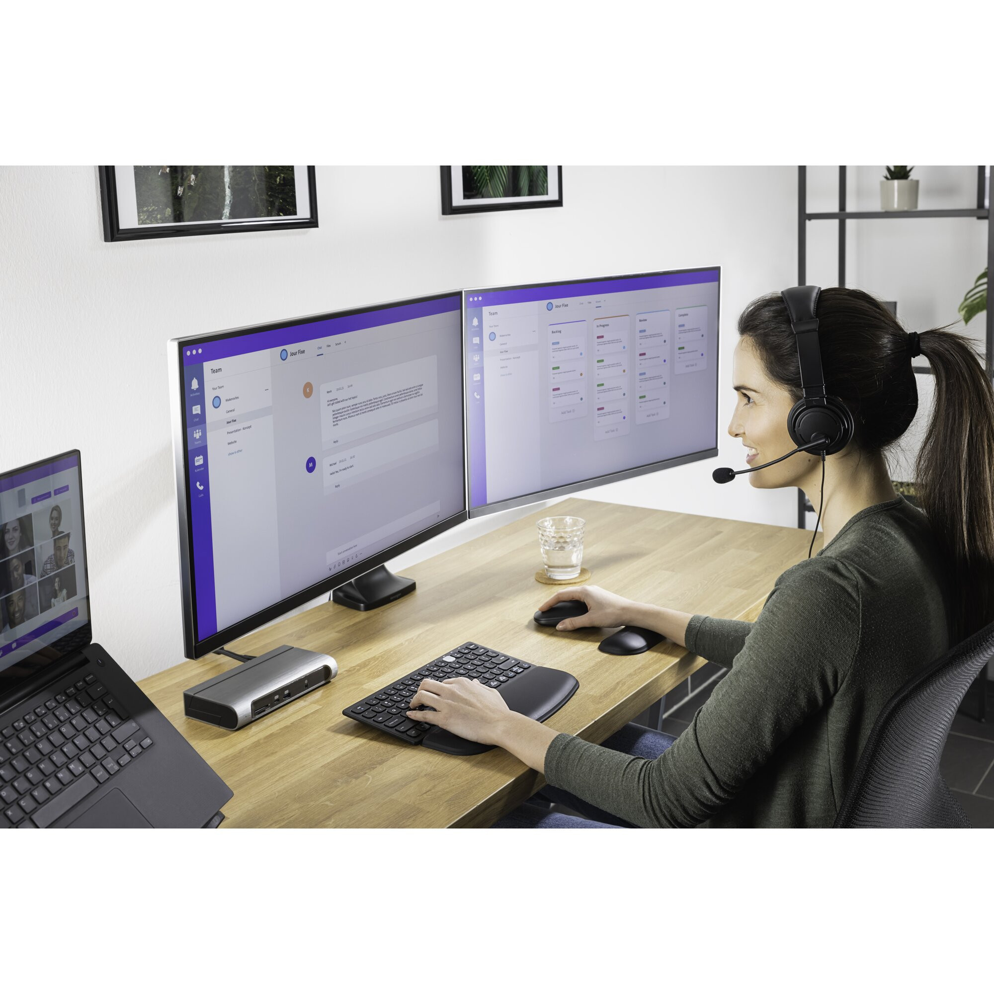 Monitorarm KENSINGTON 2TFT One-Touch-12