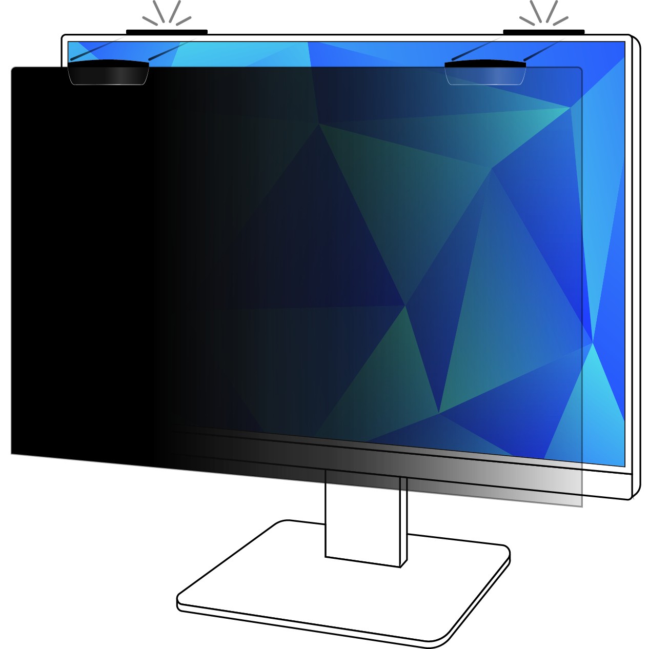 Filter 3M Blickschutz za 24" Full Screen Monitor s COMPLY Magnetic Attach 1610-4